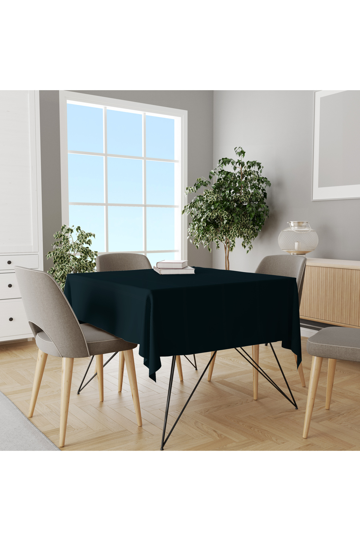 Colber Solid Color Carefree Tablecloth