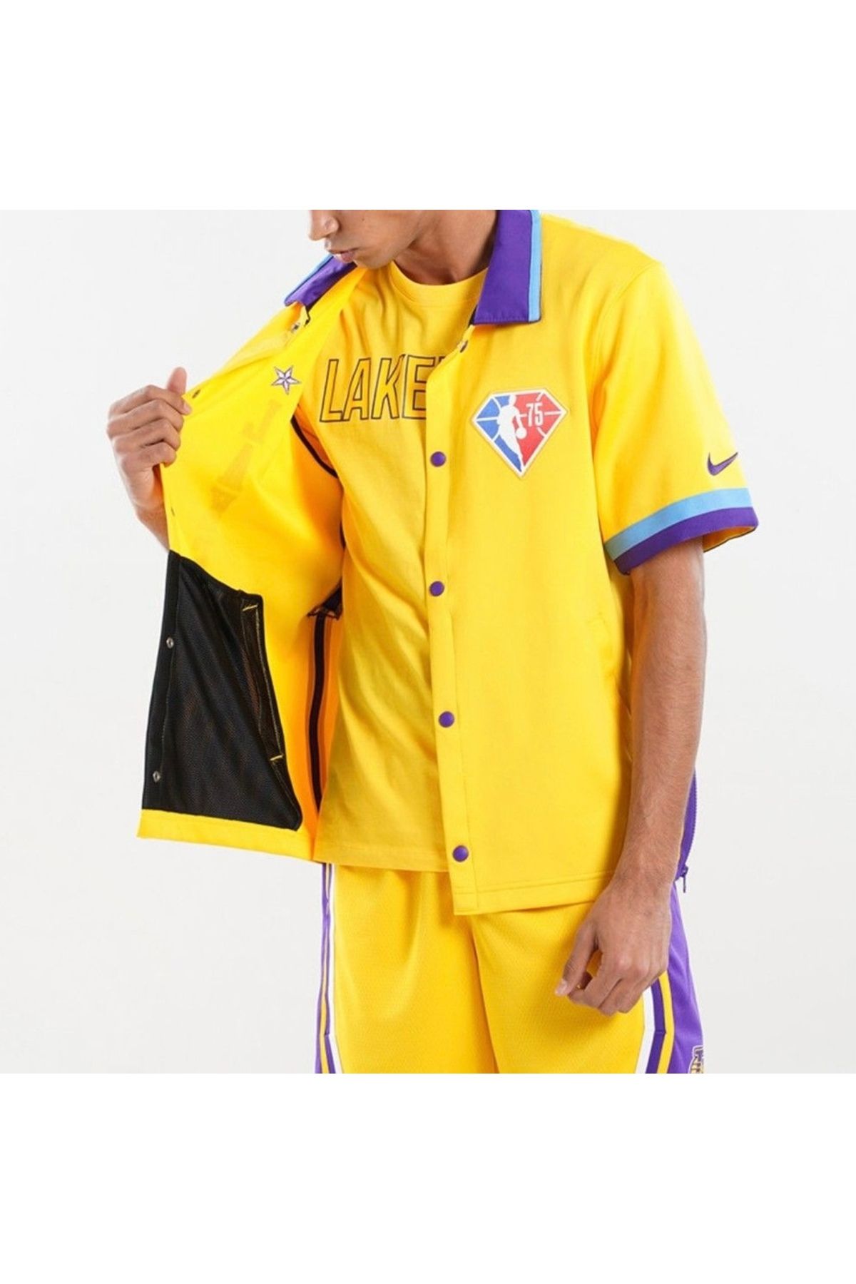 Nike NBA Los Angeles Lakers Showtime City Edition Warmup Forma Tshirt GEN KES M Fiyat Yorumlar Trendyol