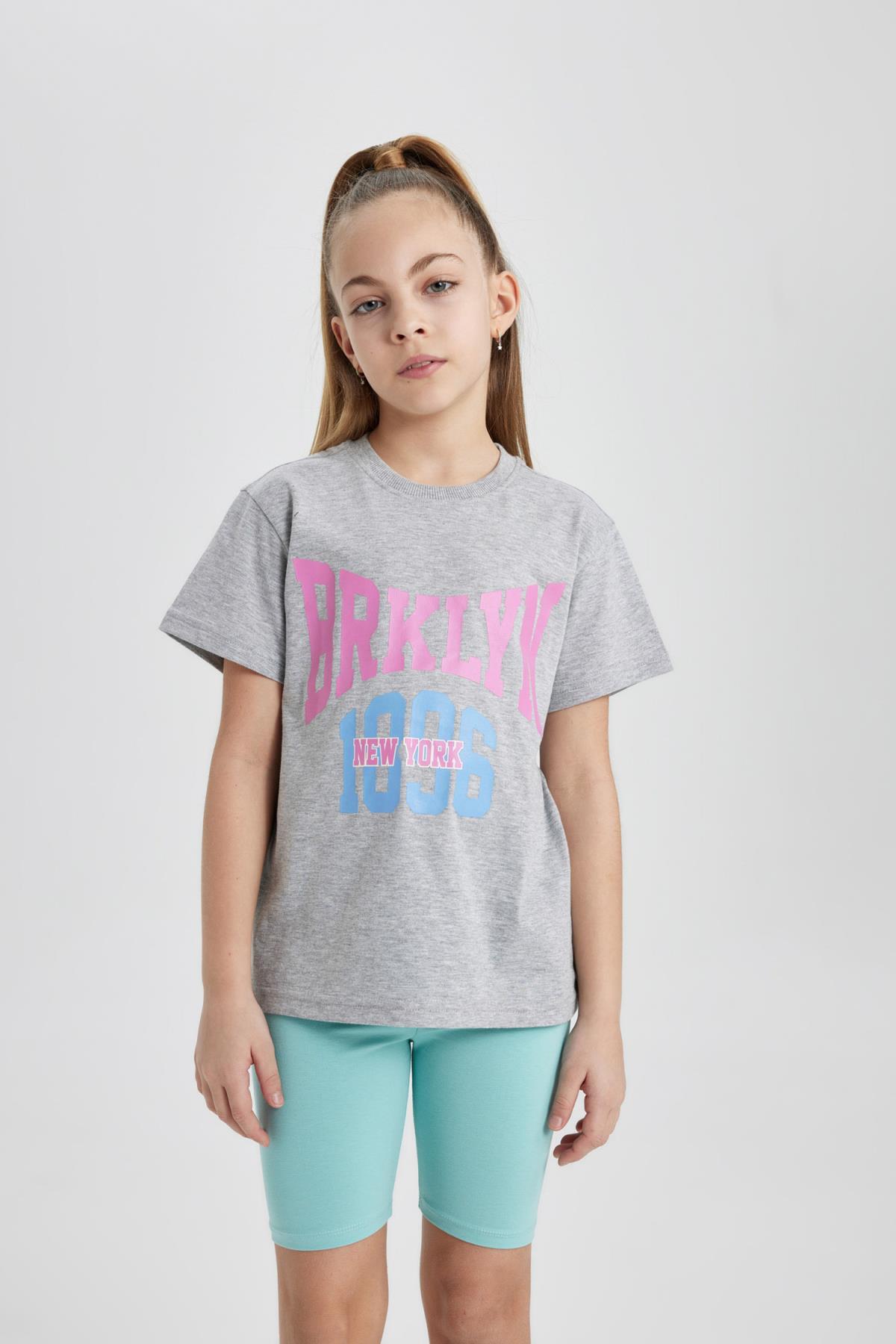 تی شرت دخترانه دفاکتو | B5094A824SM Defacto - Image 3