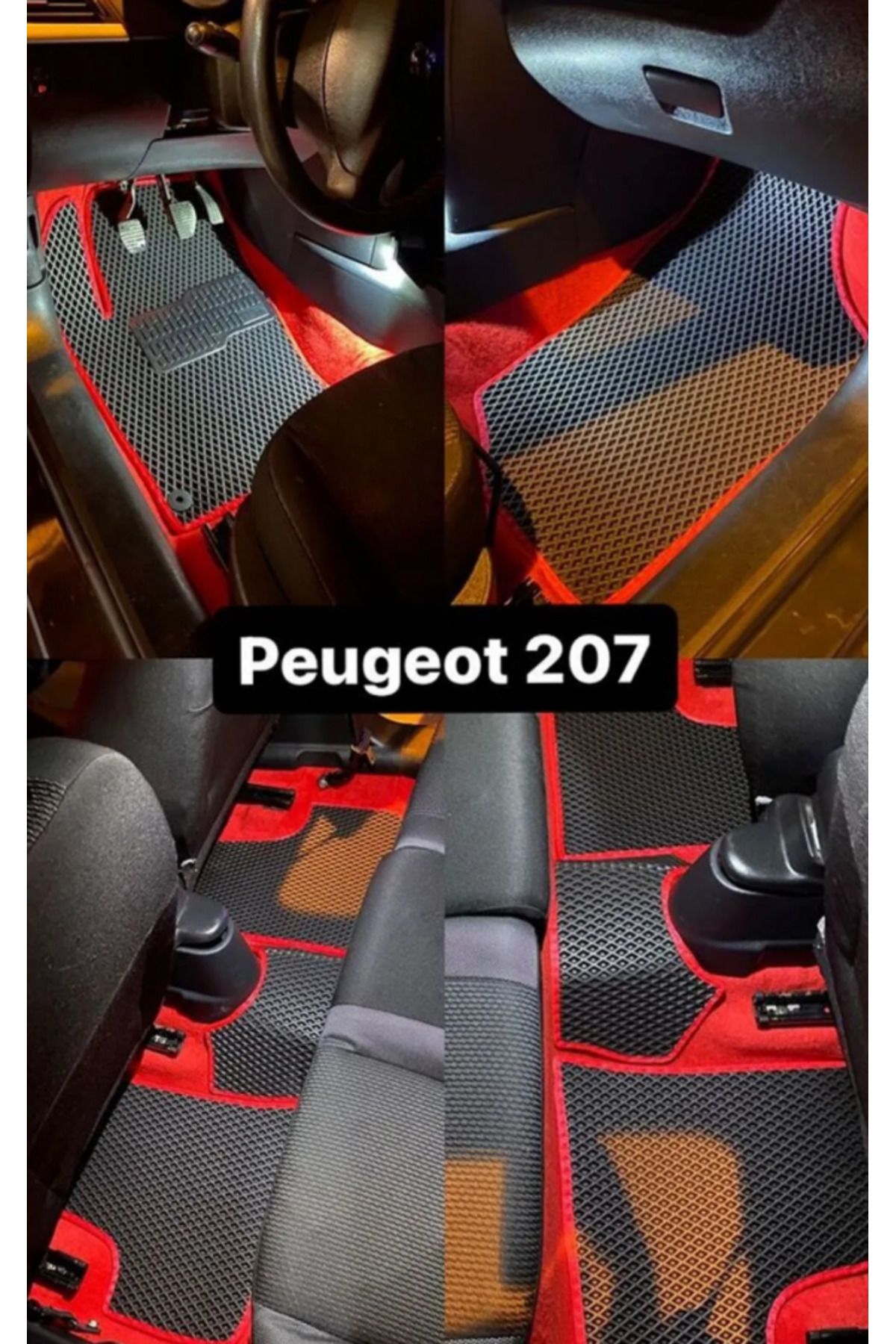 maxcar PEUGEOT 207 SMART CAR КОВРИКИ+МЕТАЛЛИЧЕСКАЯ ПОДБОРОЧНАЯ ЧАШКА 2323