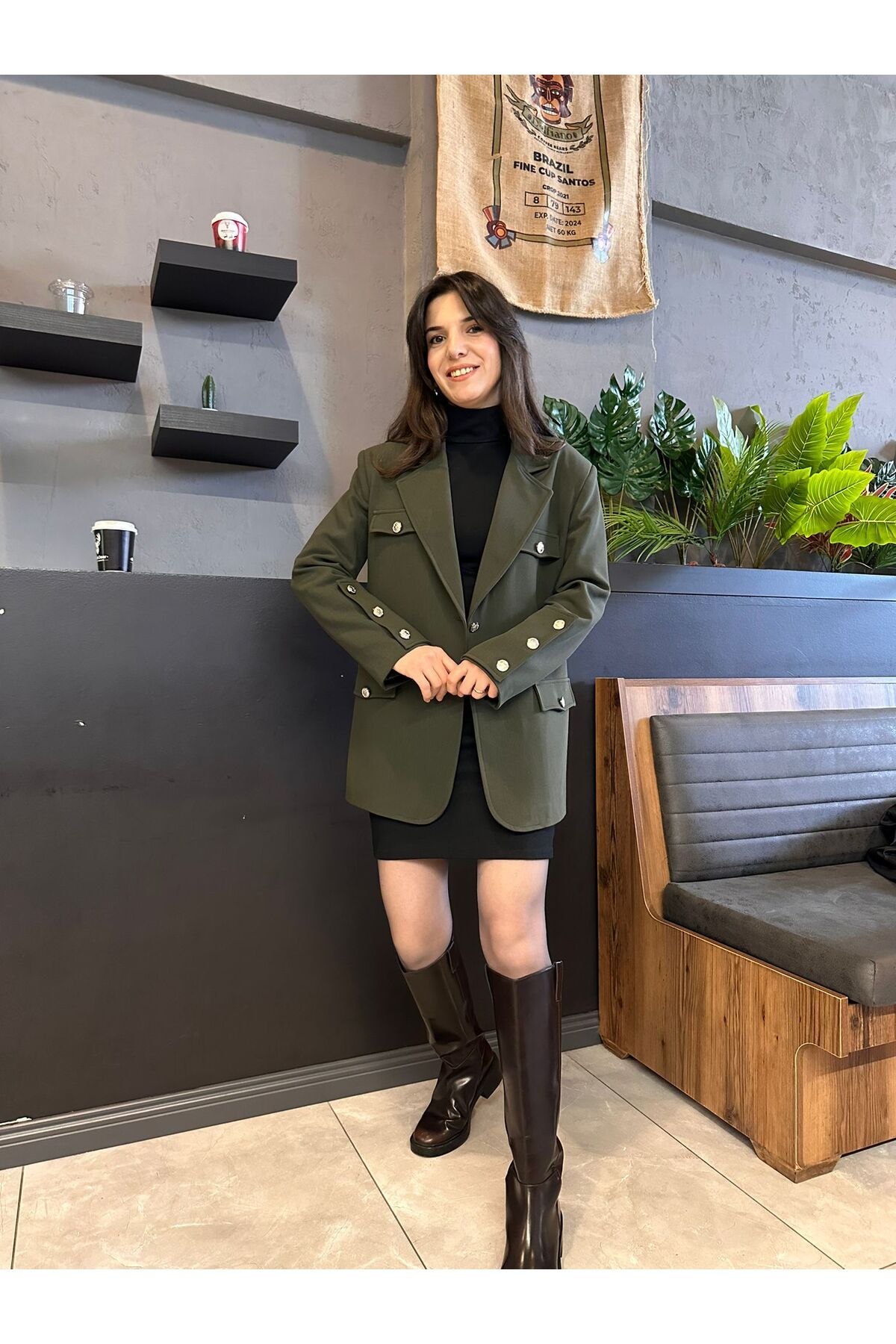 e butiğim-PREMIUM JACKET with BUTTON DETAIL 2
