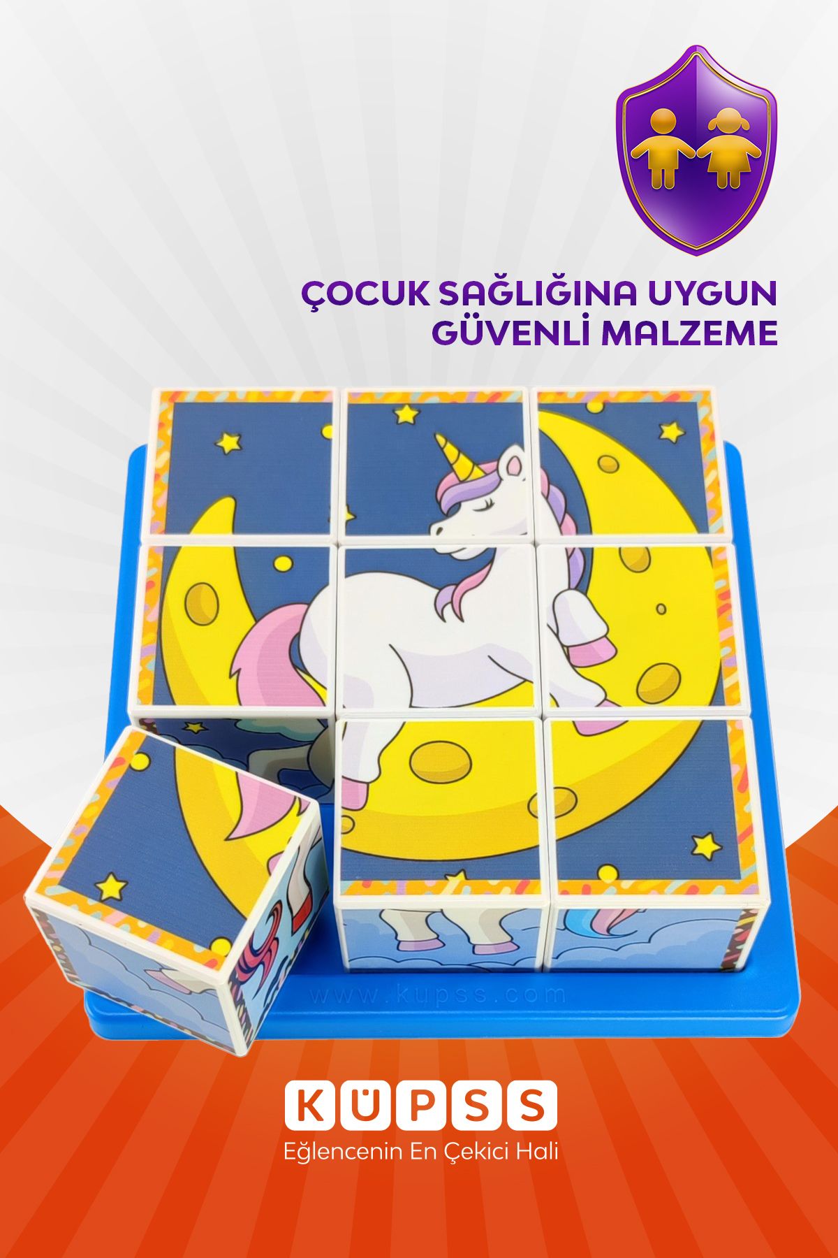 KÜPSS-Unicorn Cube Puzzle - 6 Different Puzzles 2