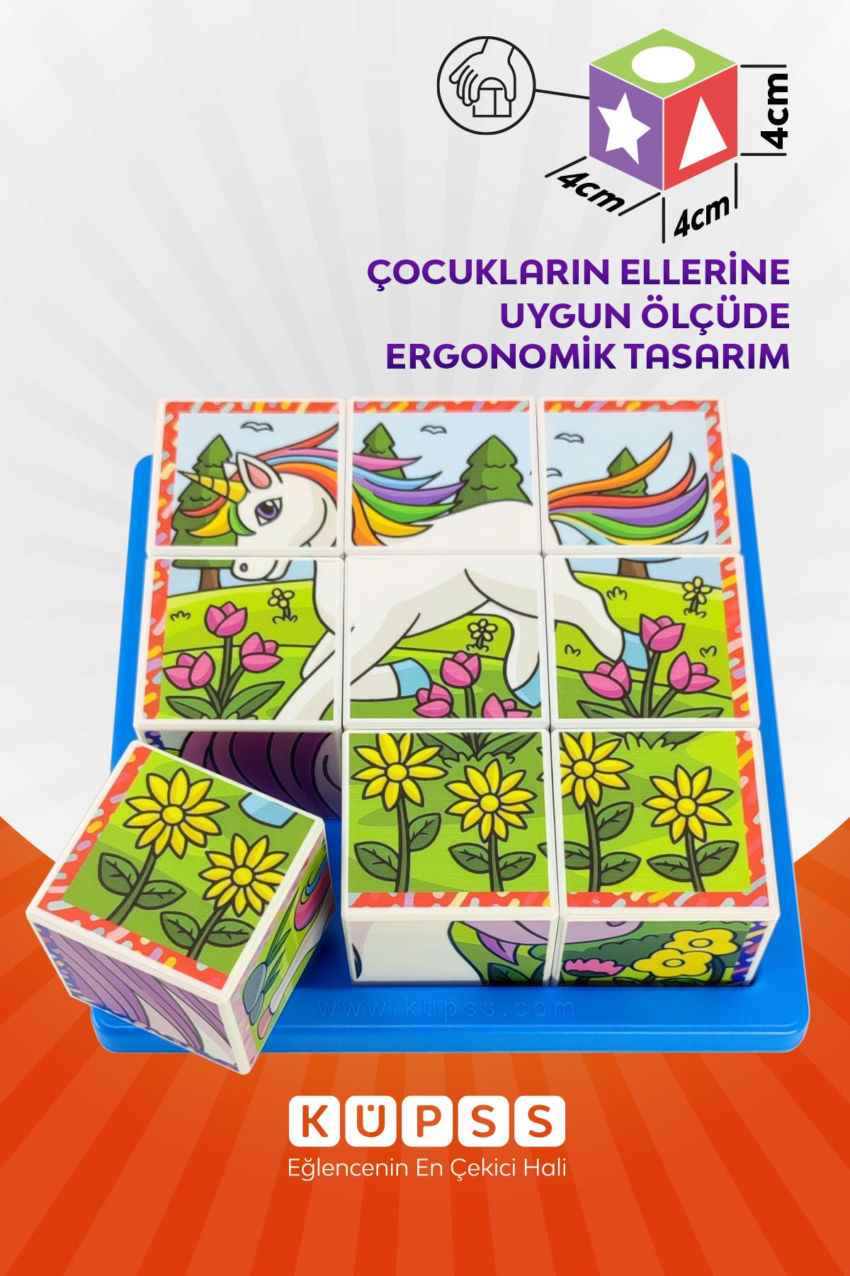 KÜPSS-Unicorn Cube Puzzle - 6 Different Puzzles 6