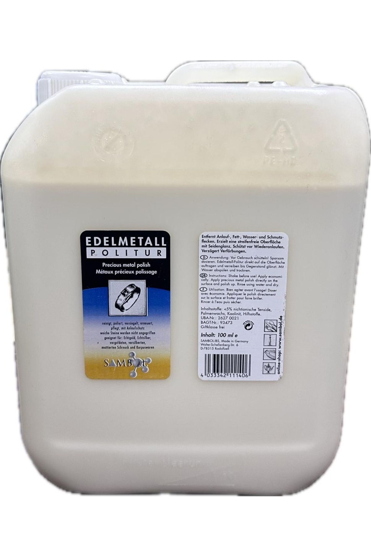 sambol Gümüş parlatma 5 litre