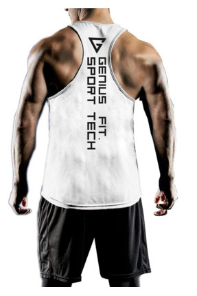 GENIUS STORE Erkek Dry Fit Y-back Gym Fitness Sporcu Atleti Genıus-fıt