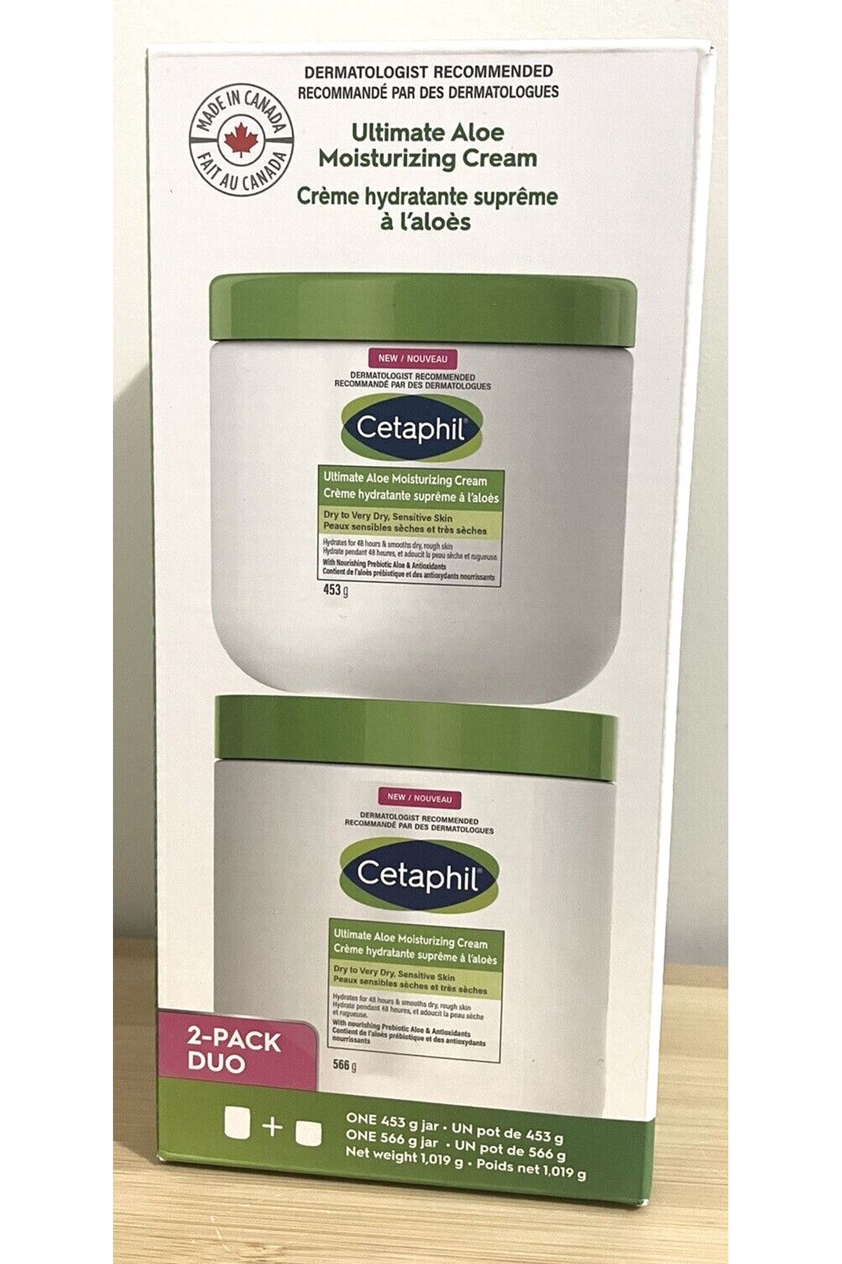 Cetaphil-Ultimate Aloe Cream Set of 2 - 1019ml Dry and Very Dry Sensitive Skin 3