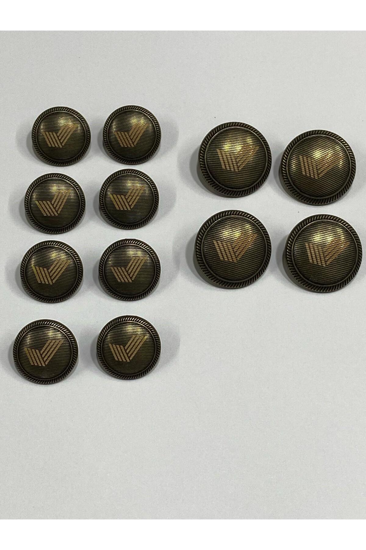 Blazer Jacket Button V Model Antique Yellow