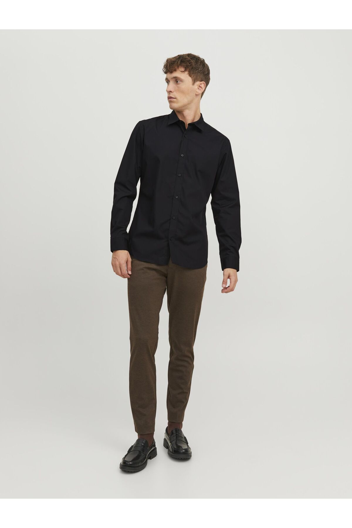 پیراهن مردانه راسته آستین بلند | جک اند جونز Jack & Jones TYCB9BCC0D170762569146431 - تصویر 4