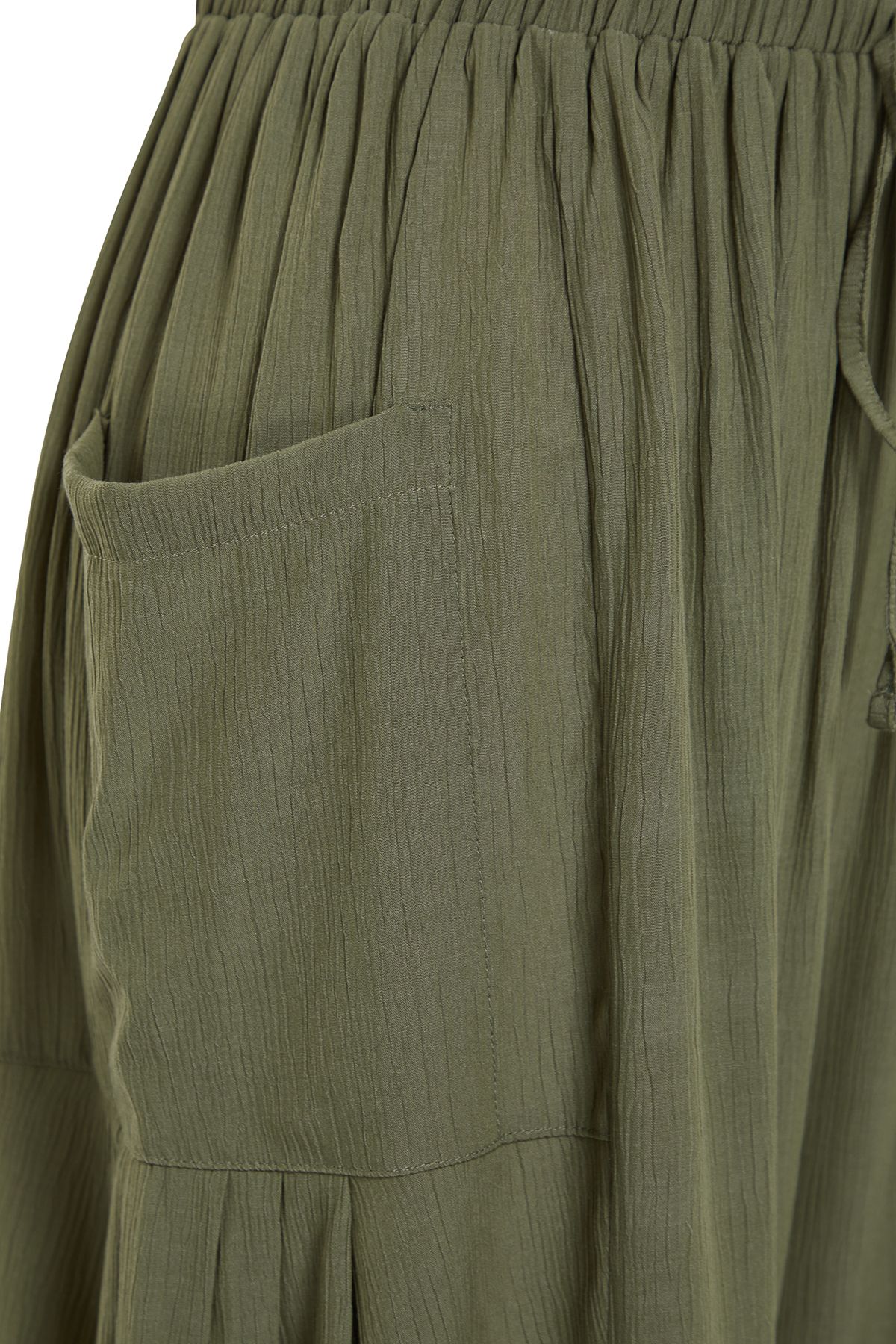 trendyolmilla-womens-khaki-plain-regular-wais