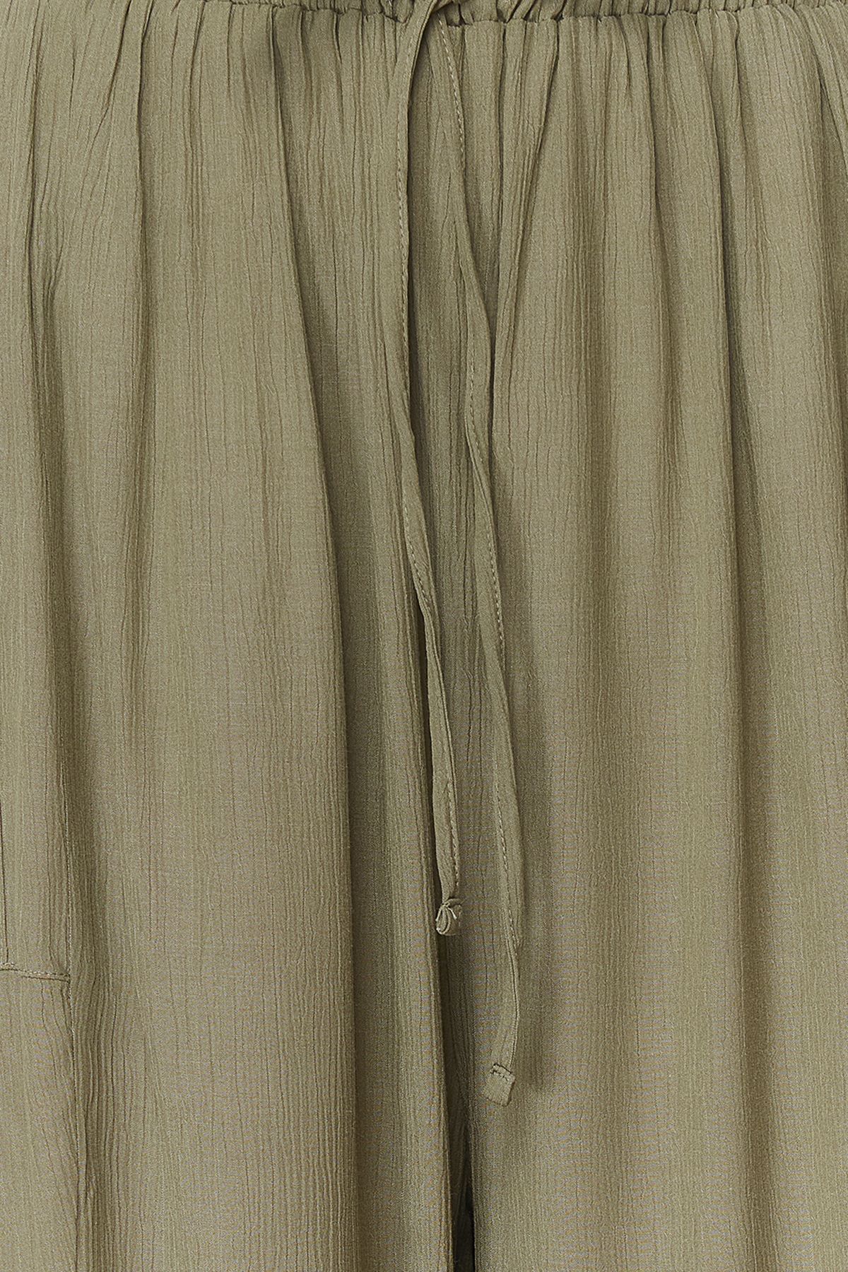 Trendyol Collection-Khakifarbene Webhose TBESS24PL00007 6