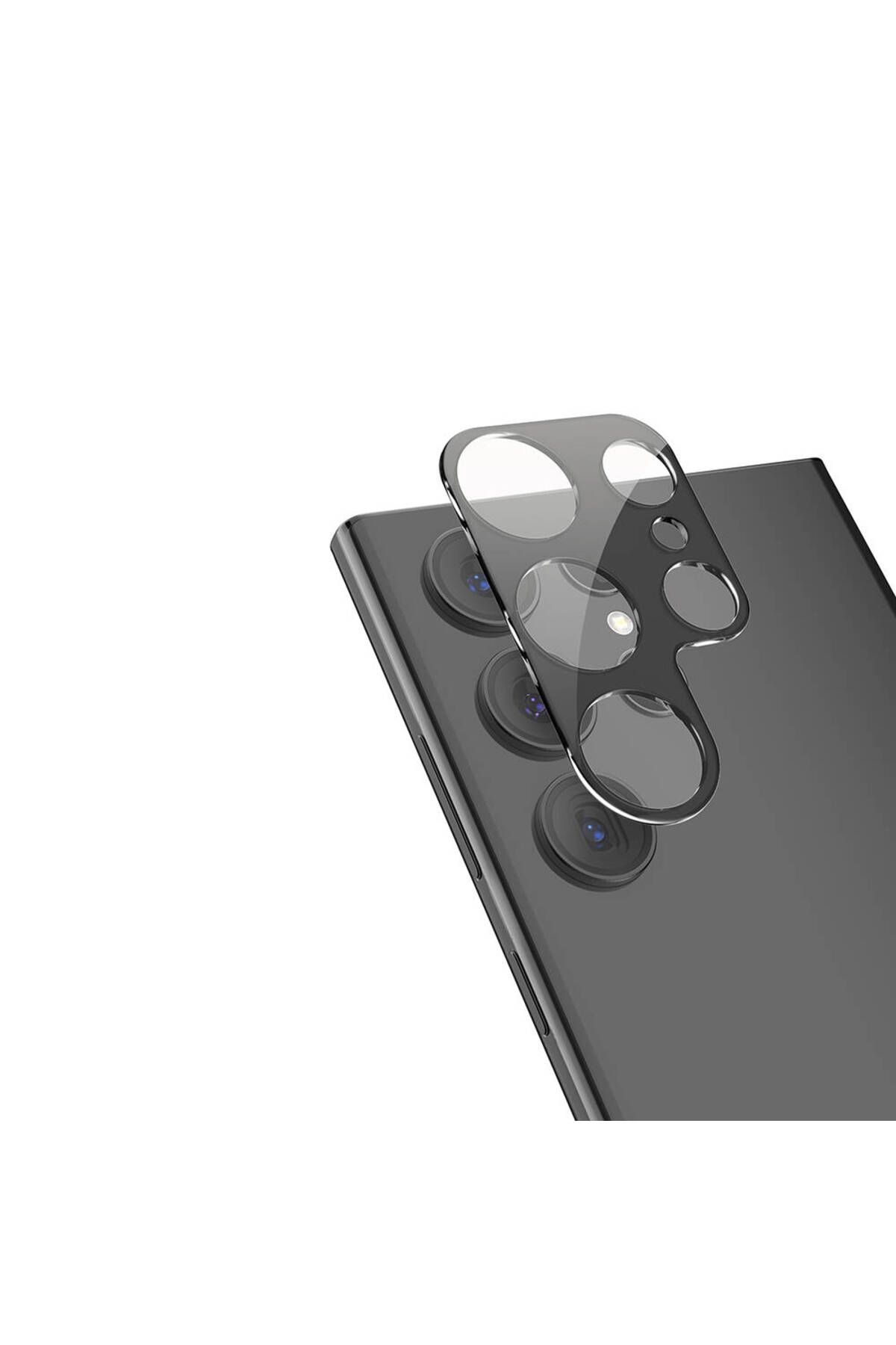 ZM STORE-Galaxy S24 Ultra - 3D Camera Lens with Black Frame 1