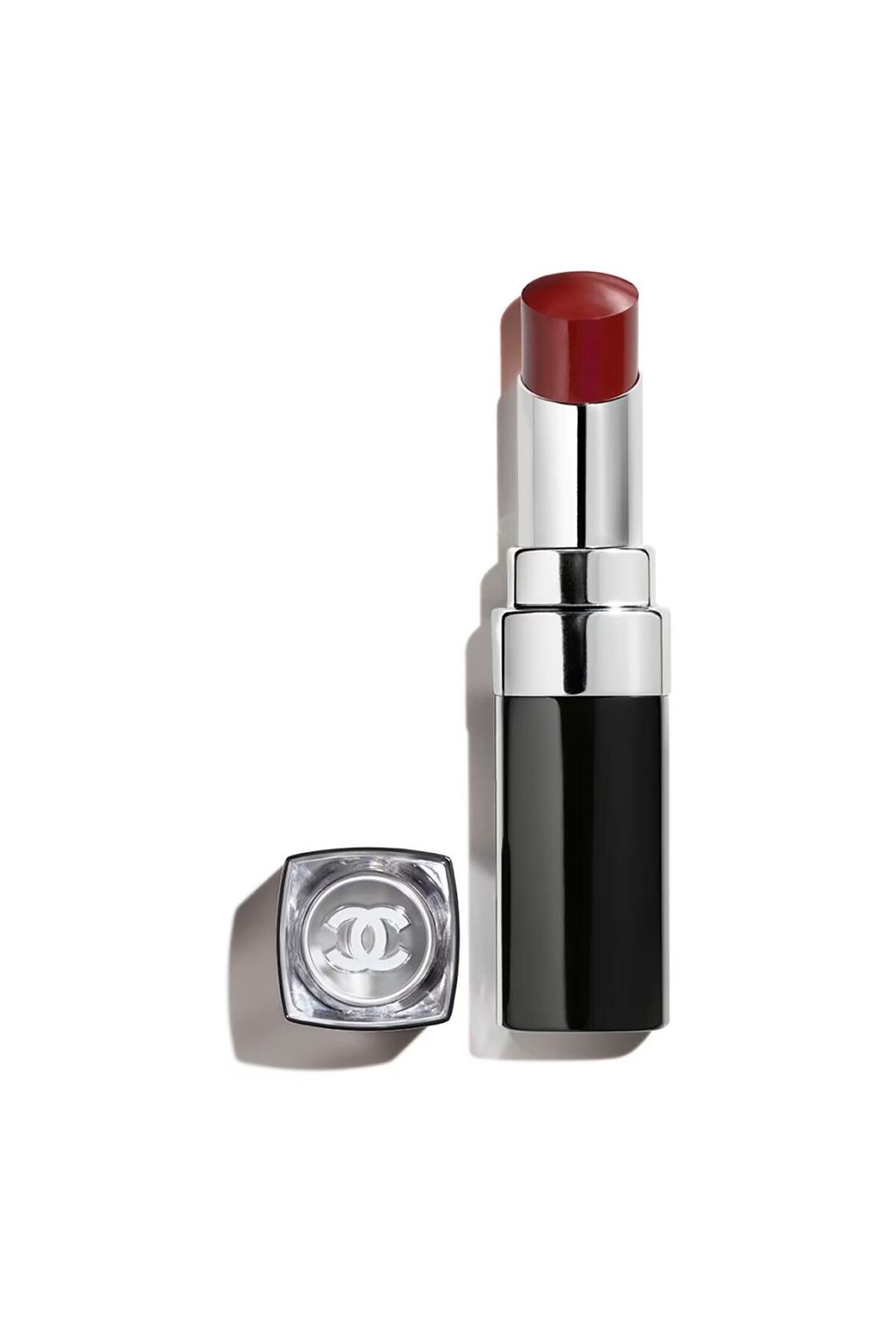 Chanel رژ لب مرطوب کننده، حجیم، قوی، ماندگار و براق COCO BLOOM رنگ قرمز کلاسیک تیره