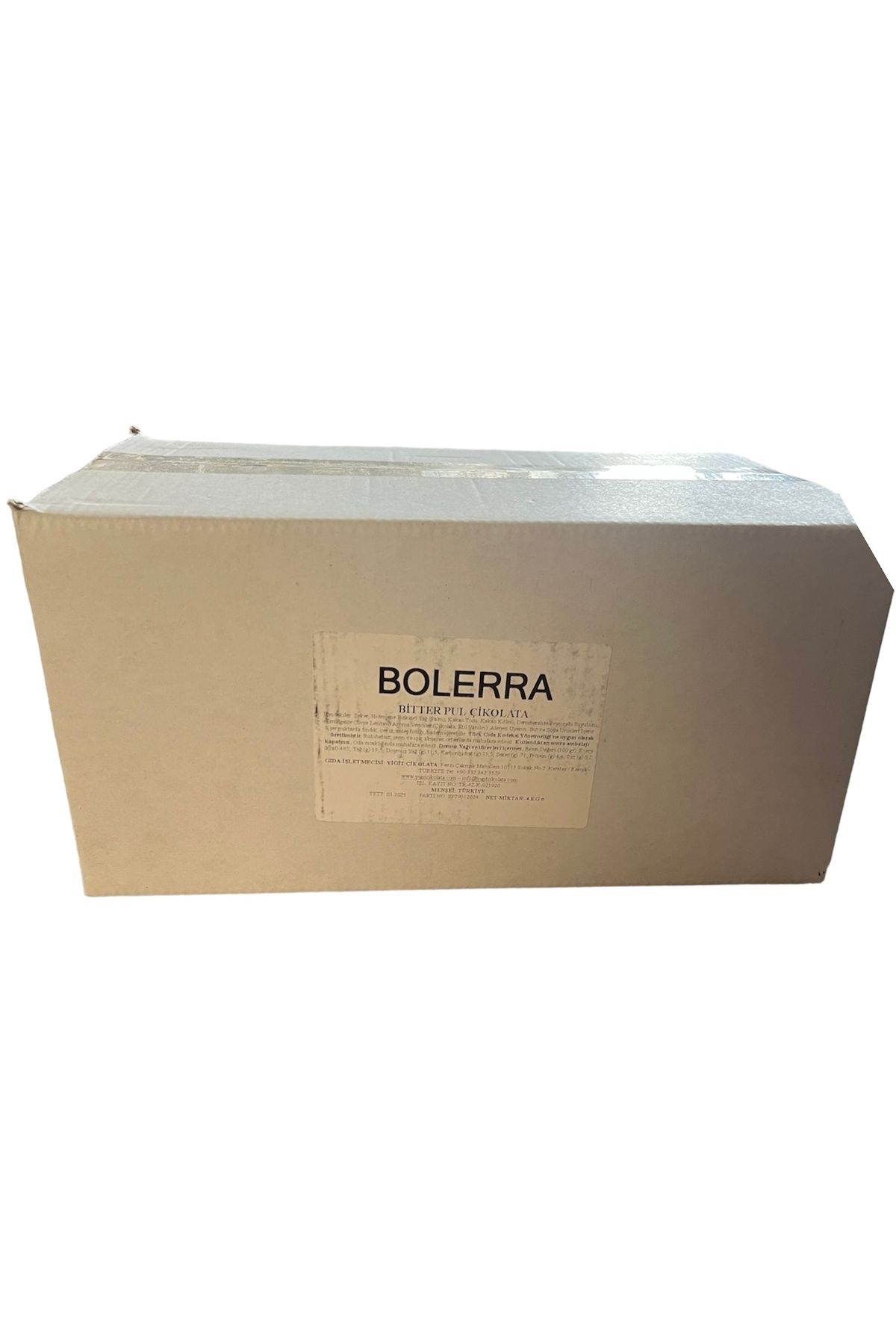 BOLERRA Bitter Pul Çikolata 4 kg