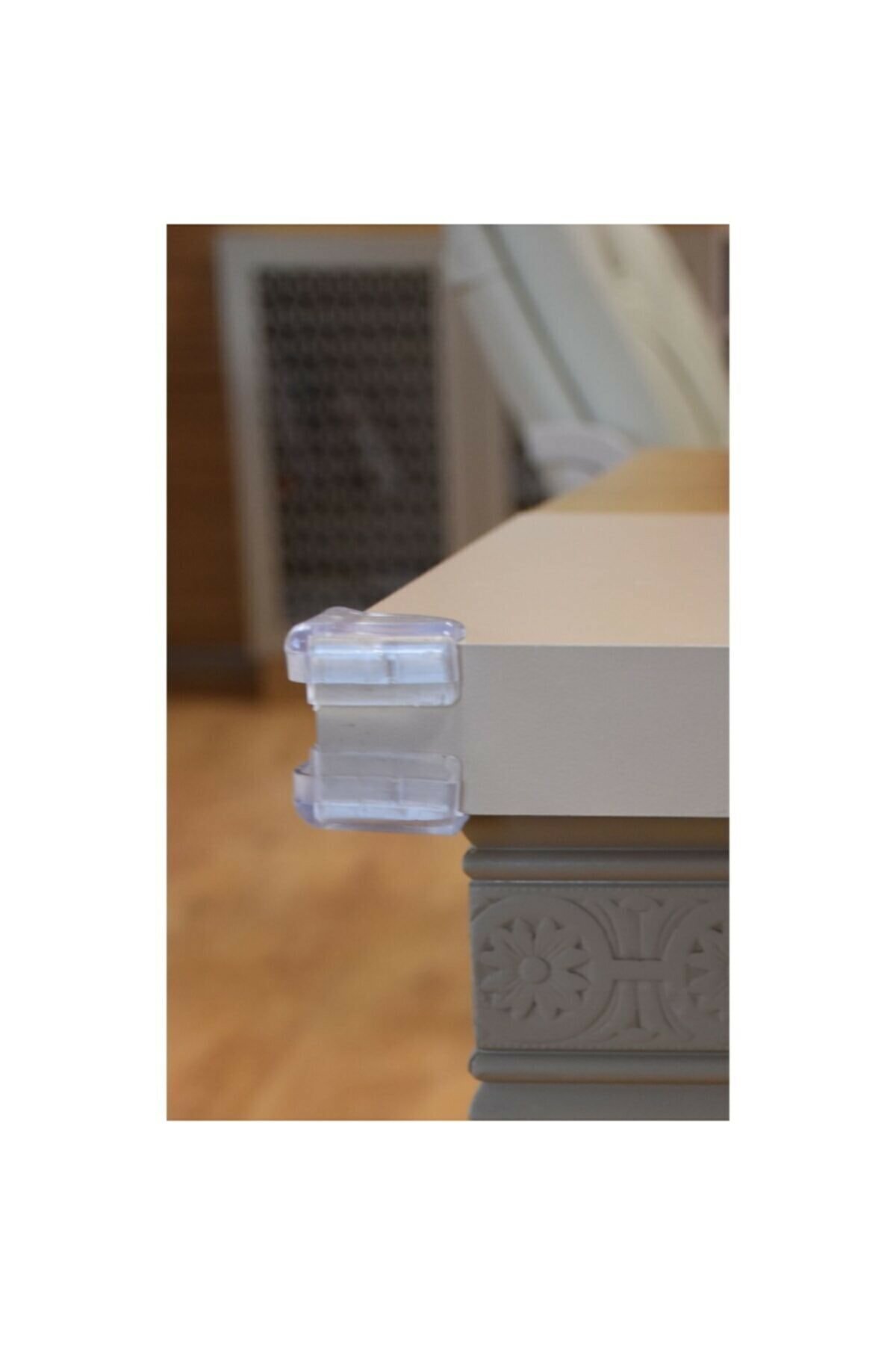 Eynel 4 Adet Silikon Masa Bebek Köşe Kenar Koruyucu Bant Çocuklar Için Sehpa Sivri Keskin Köşeden Güvenlik fotoğrafı 7 (önizleme)