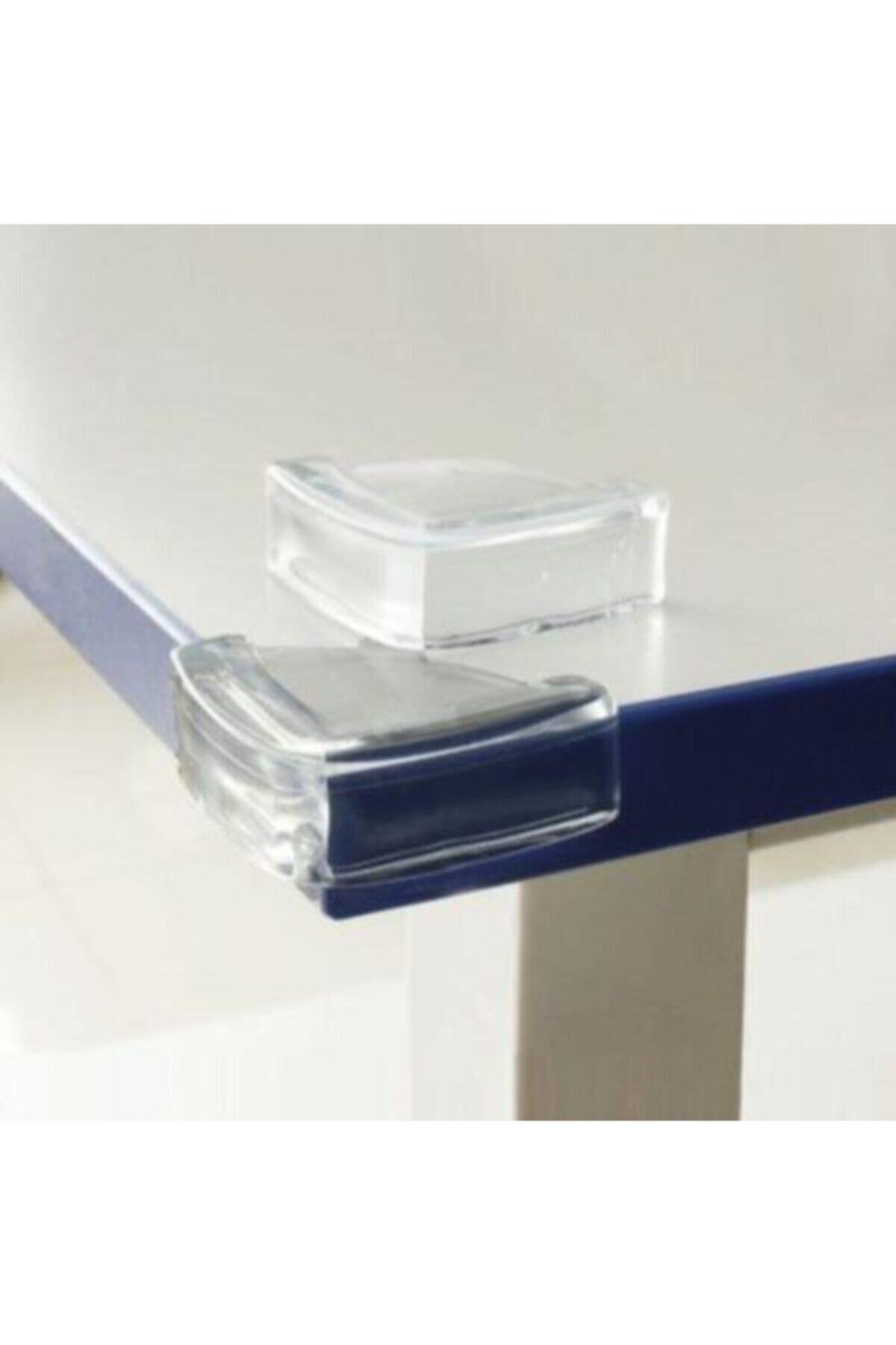 Eynel 4 Adet Silikon Masa Bebek Köşe Kenar Koruyucu Bant Çocuklar Için Sehpa Sivri Keskin Köşeden Güvenlik fotoğrafı 4 (önizleme)