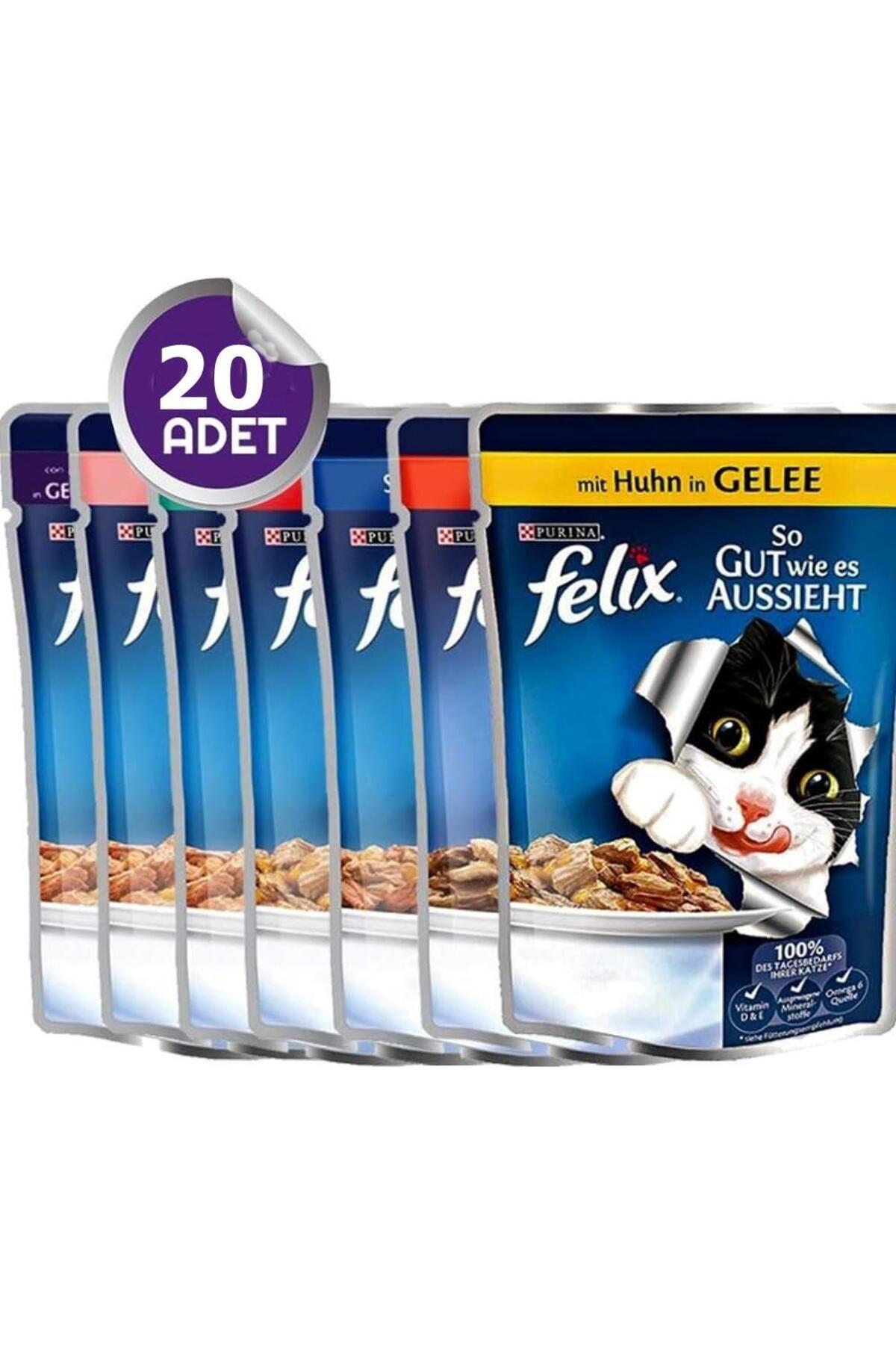 PURİNA FELİX YAŞ MAMA KARIŞIK 20 ADET X 85GR