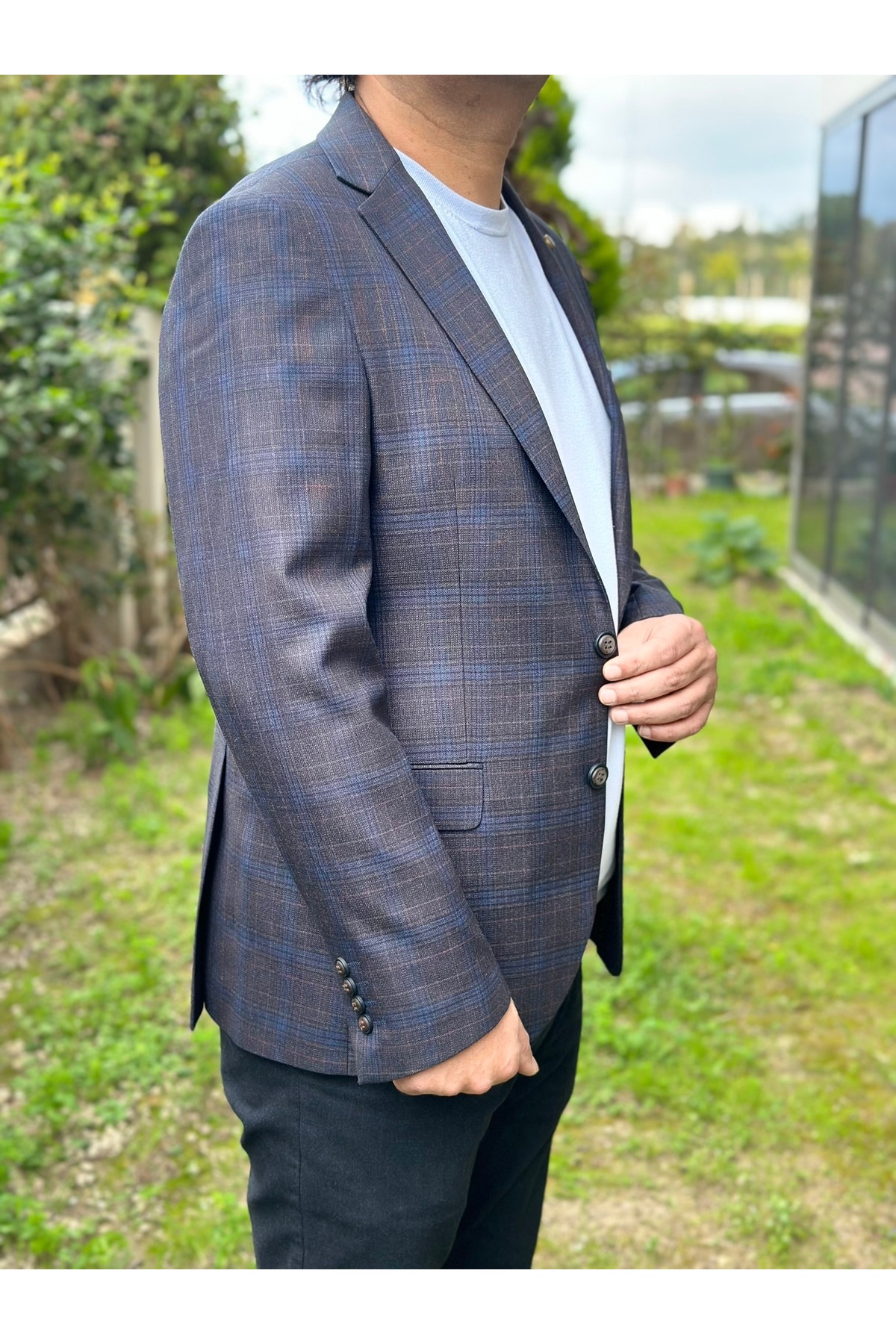 ژاکت مردانه مشکی Luisero | 1376 اورجینال - تصویر 3