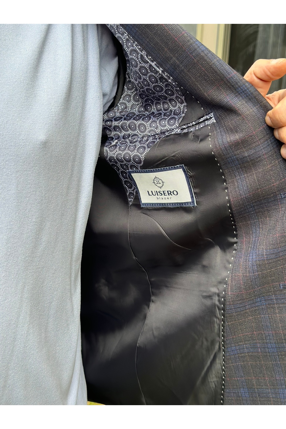 ژاکت مردانه مشکی Luisero | 1376 اورجینال - تصویر 4