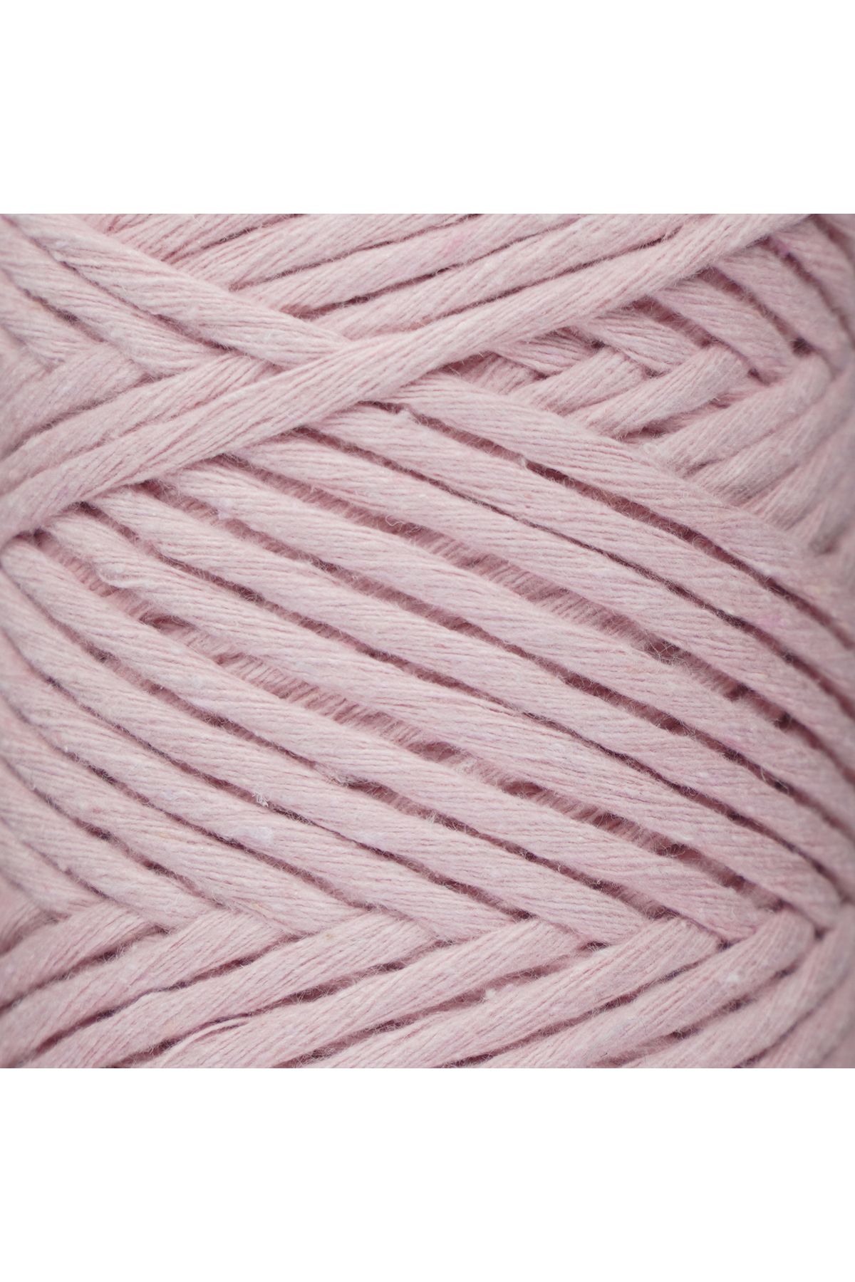Makromecity-Scalloped Macrame Thread 3mm Scalloped Cotton Macrame Thread Macrame Thread Baby Pink 3