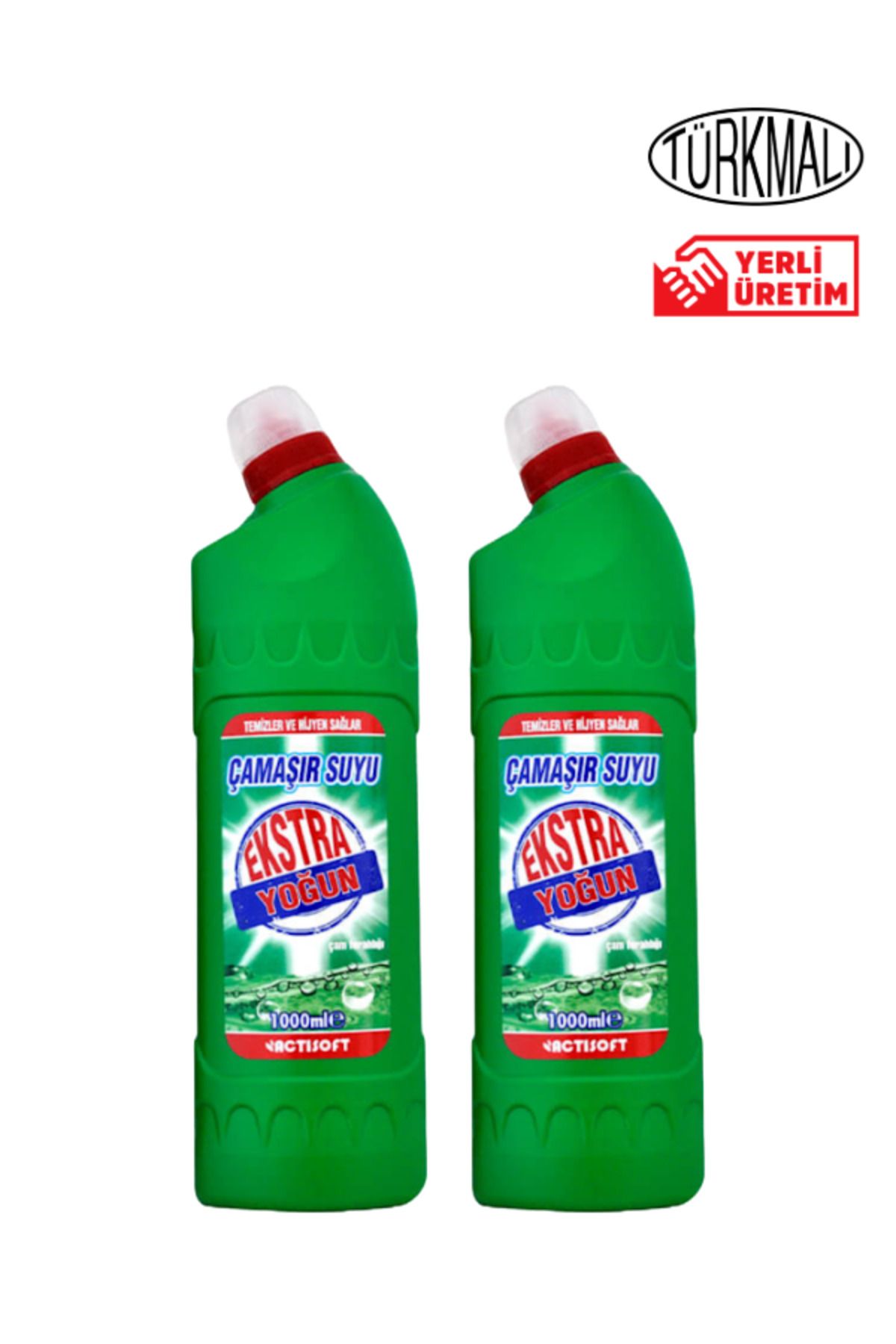 actisoft Ultra Çamaşır Suyu Çam Ferahlığı 1000ml x 2 Adet