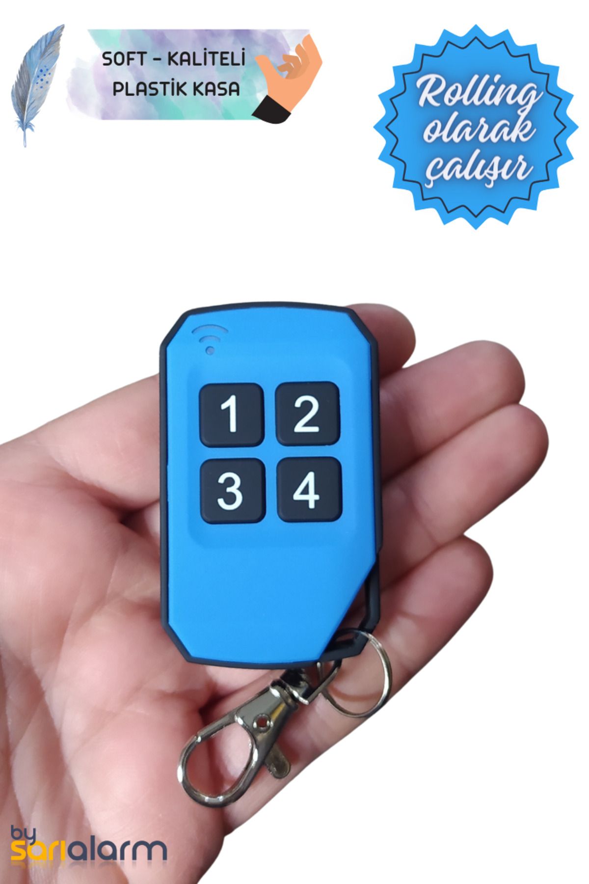 sarıalarm-Smart Remote Control That Can Be Rolling ( Nice - Bft - Hiland - Faac - Elero Vb ) - Soft Body 1