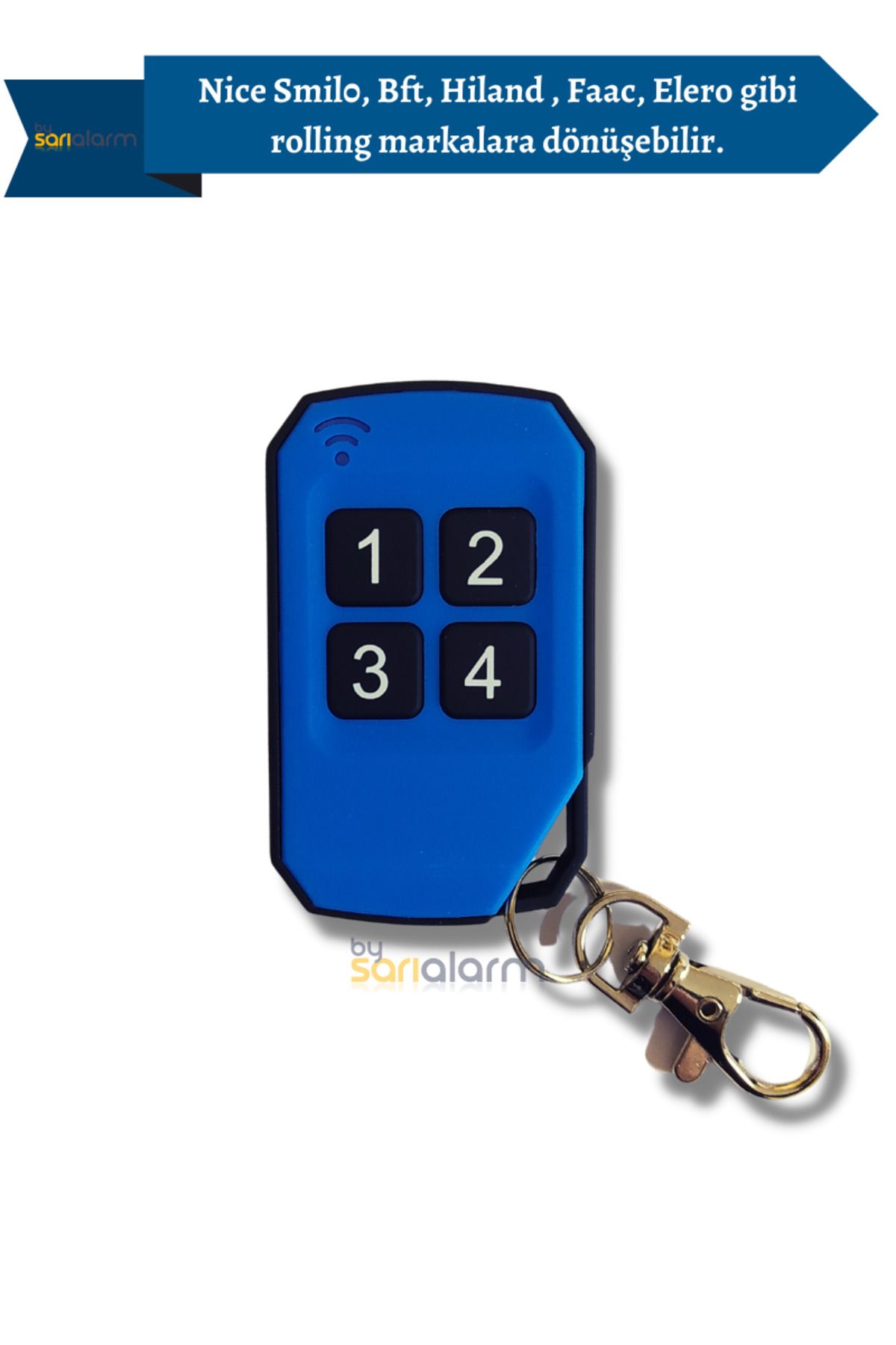 sarıalarm-Smart Remote Control That Can Be Rolling ( Nice - Bft - Hiland - Faac - Elero Vb ) - Soft Body 2