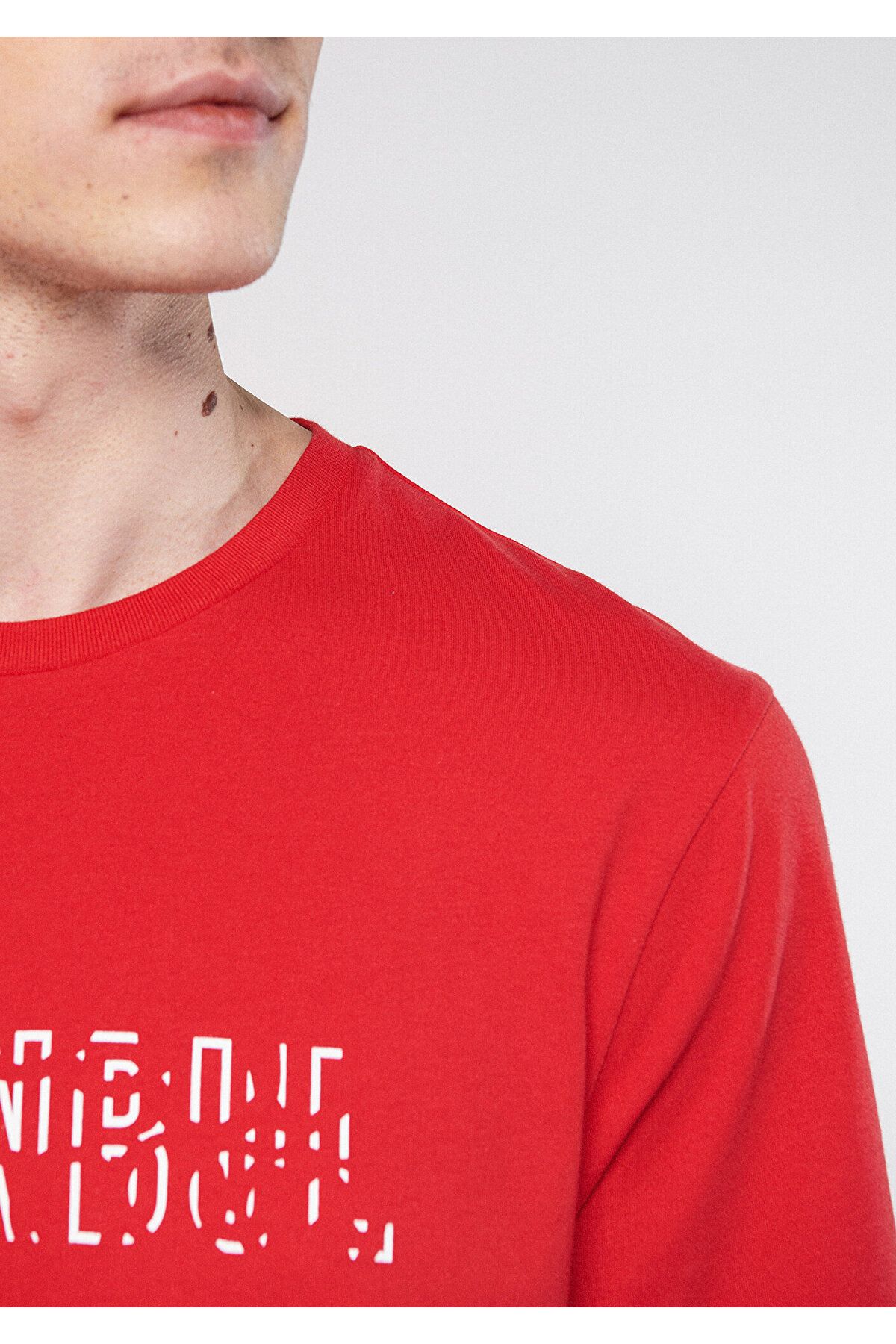 Mavi-Istanbul Printed Red T-Shirt Regular Fit / Normal Cut 067115-35686 5