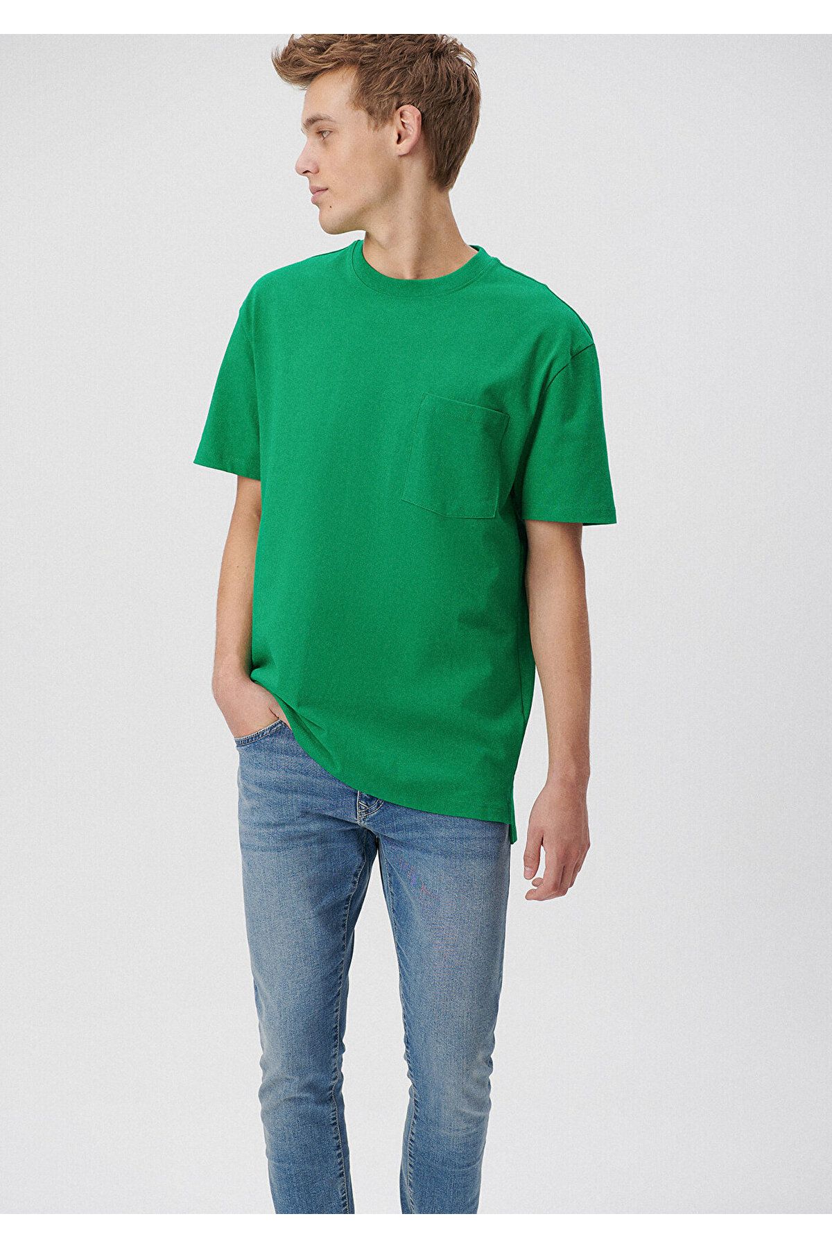 Mavi تی شرت اساسی سبز تناسب