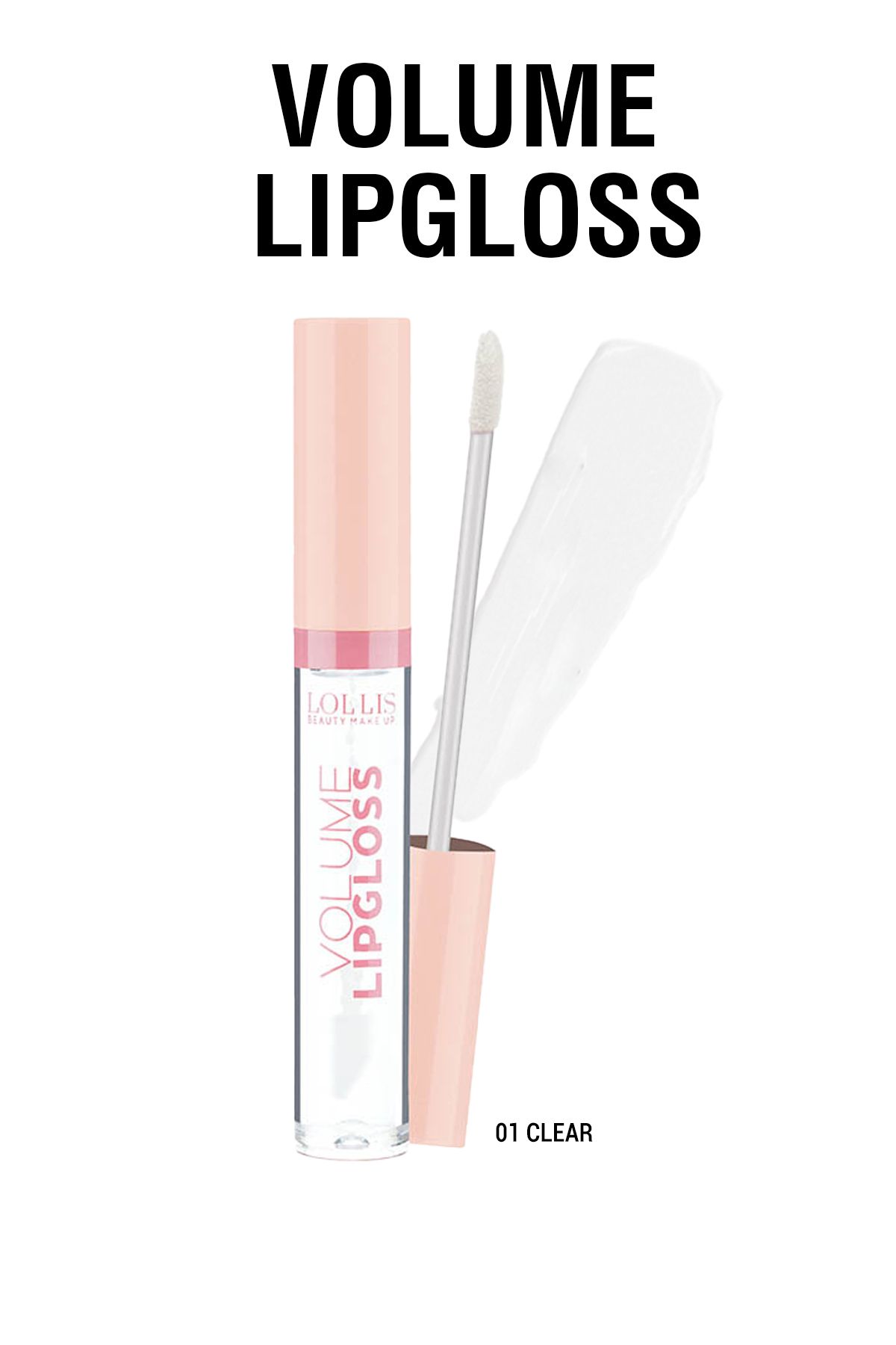 حجم دهنده Lipgloss 01 Celar / Lip Gloss 01 Clear Lollis