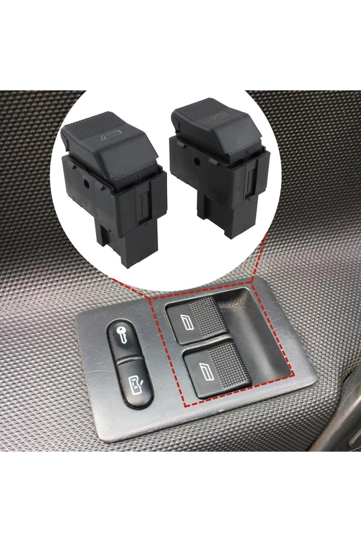 Genel Markalar 2 Adet Volkswagen Polo Cam Düğmesi Anahtarı Sol Takım 2000--2001