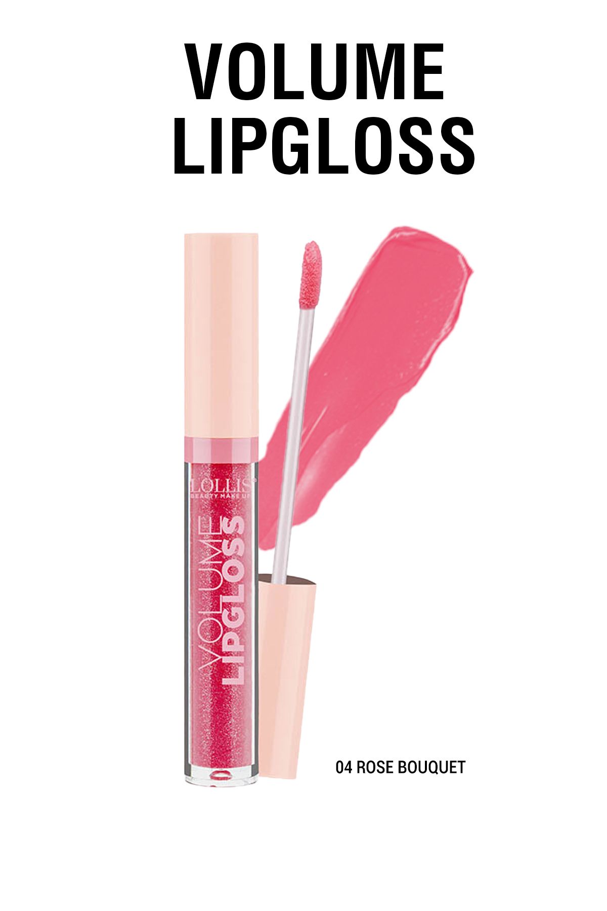 حجم دهنده Lipgloss 04 Rose Bouquet / Lip Gloss 04 Rose Bouquet Lollis