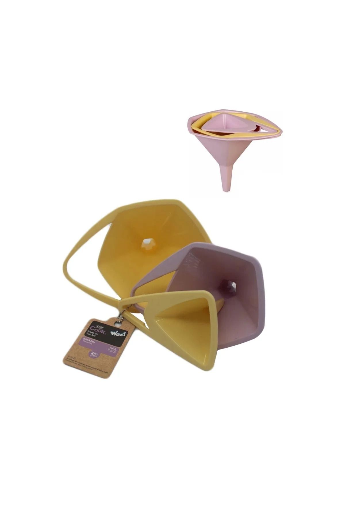 Miningaa-WOW 3 Pieces Nesting Funnel Set 2