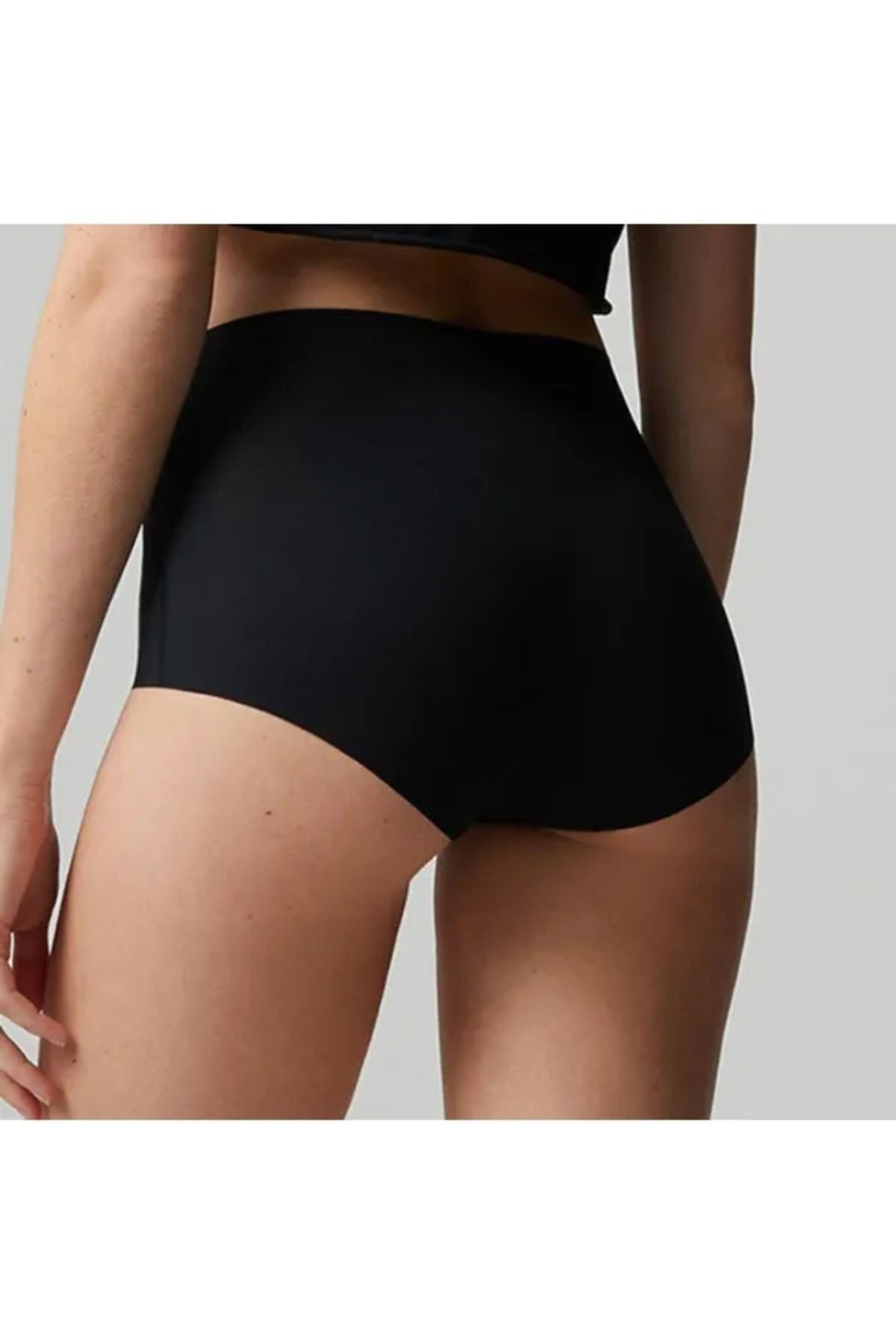 Sh Mağazacılık-Women's High Waist Seamless Laser Cut Flexible Non-Marking Panties 2