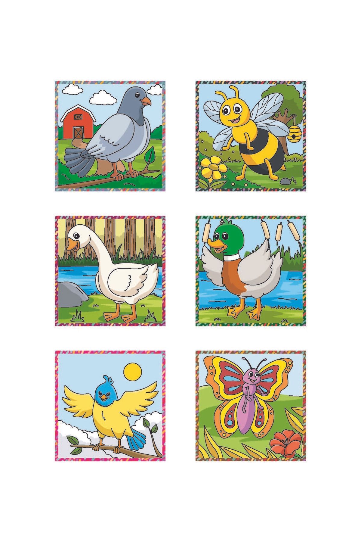 KÜPSS-Flying Animals Cube Puzzle - 6 Different Puzzles 7