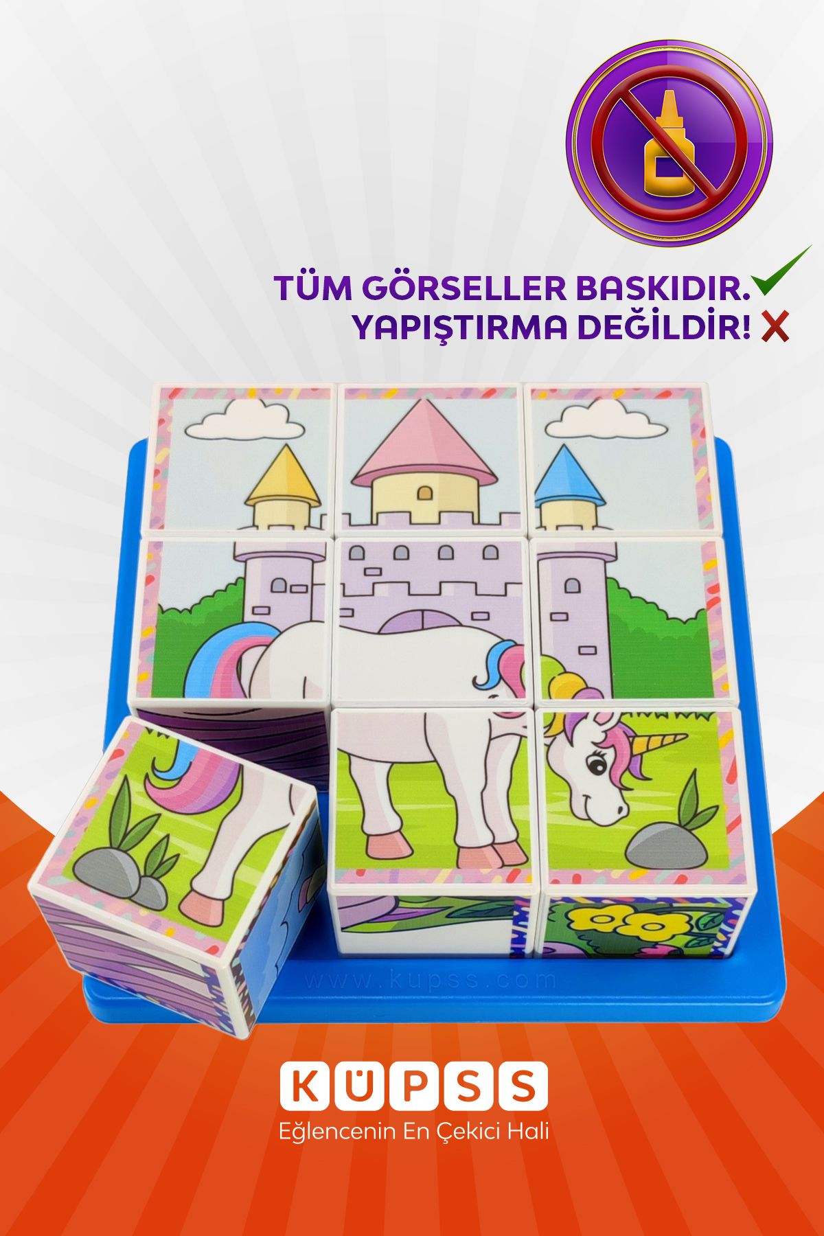 KÜPSS-Unicorn Cube Puzzle - 6 Different Puzzles 3