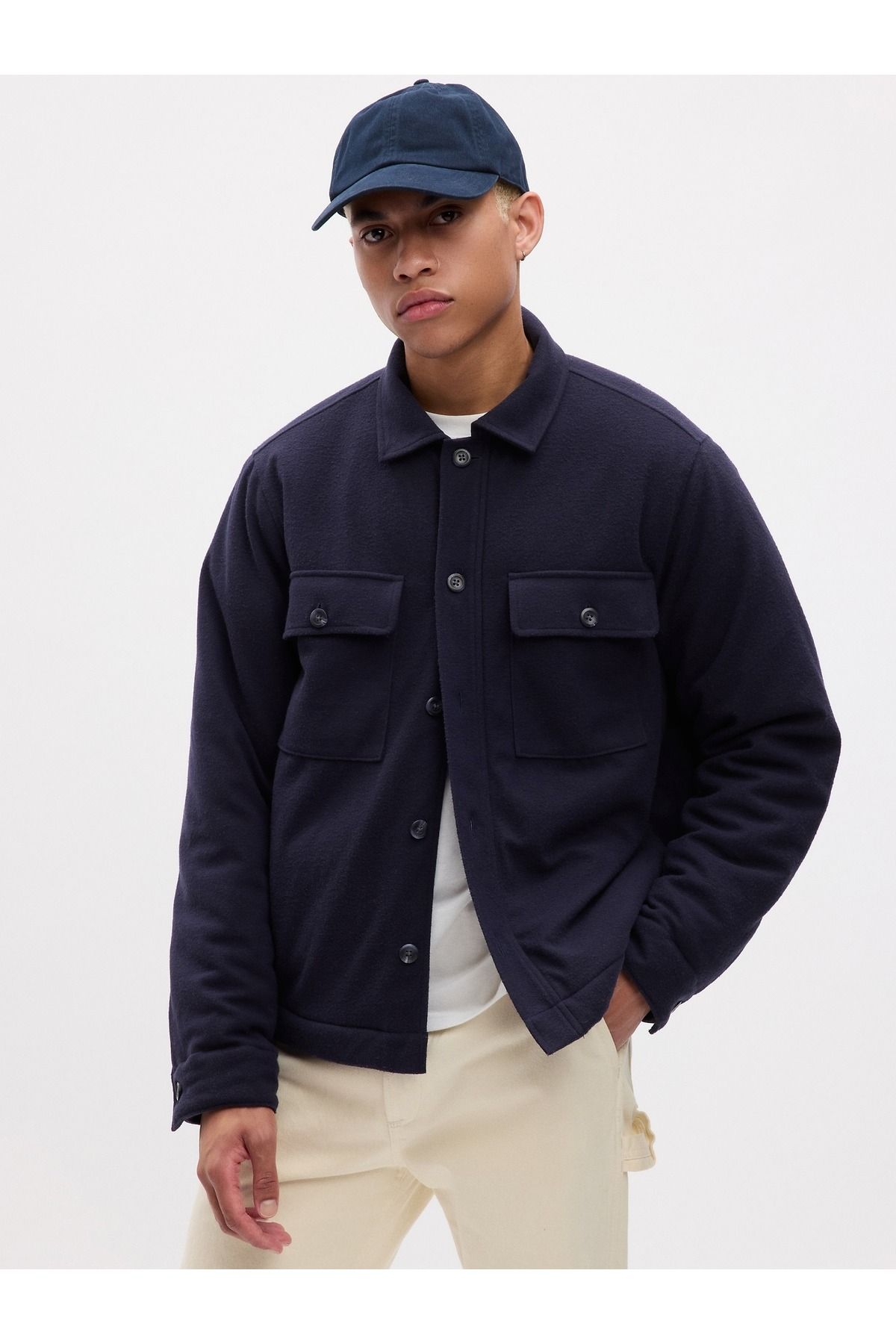 Fleece jacket gap shop