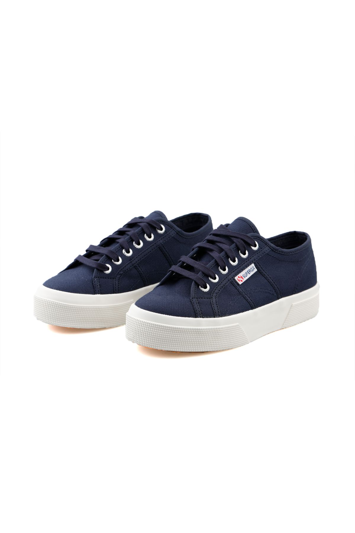 Superga 2740 Platform Navy Unisex G nl k Ayakkab 2740 PLATFORM