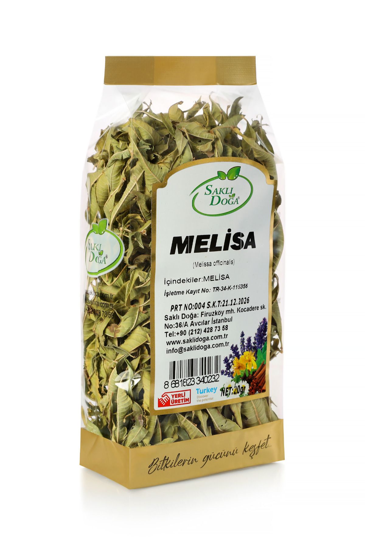 SAKLI DOĞA Premium Melisa 20 Gr