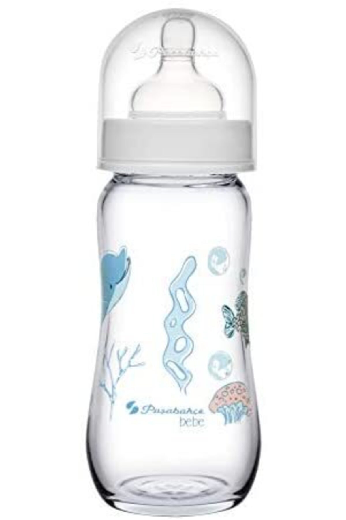 Paşabahçe Biberon Isıya Dayanıklı Cam Biberon 240 Ml Balık Desenli 59136 fotoğrafı 2 (önizleme)