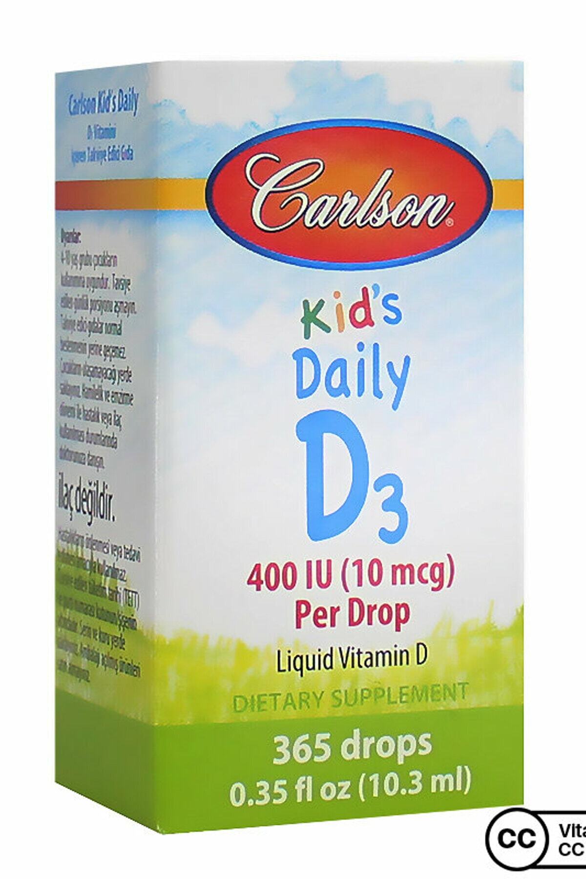 carlson kid s daily d3 10 3 ml damla fiyati yorumlari trendyol