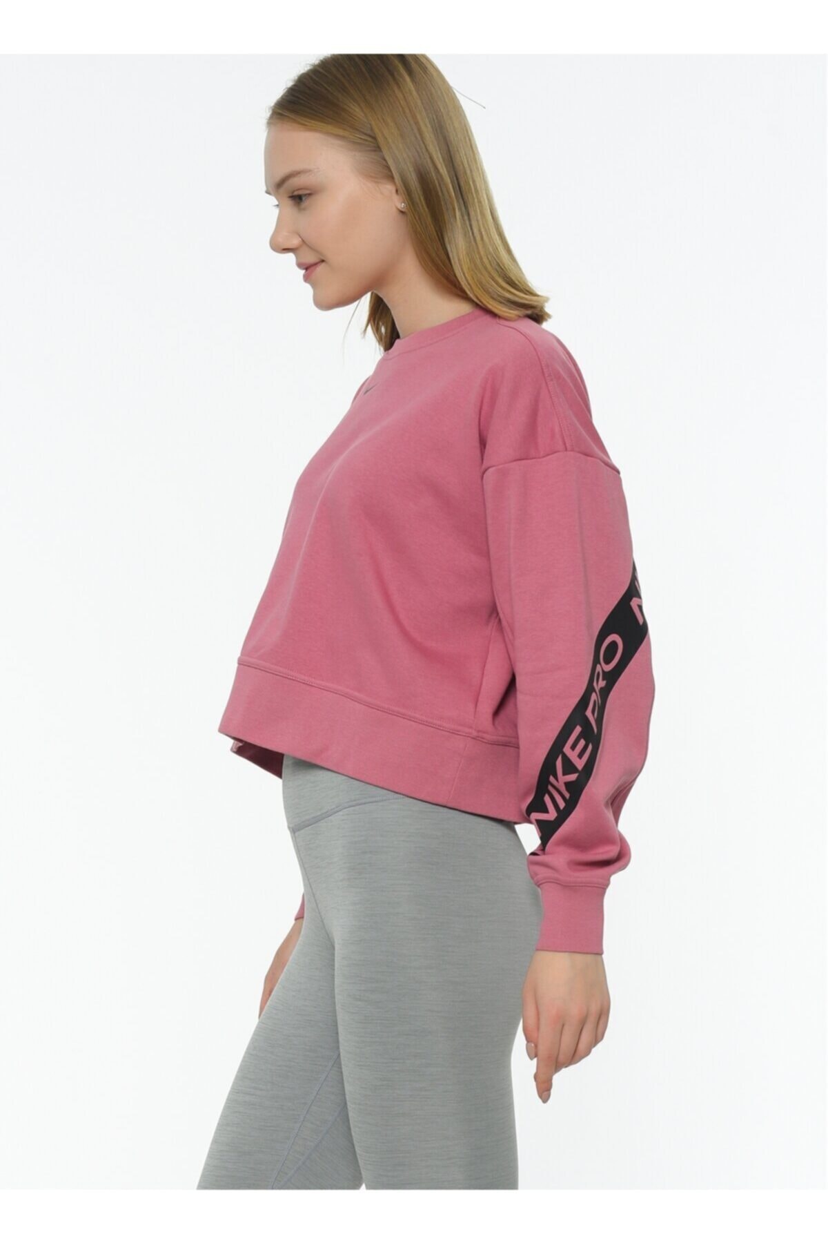 Nike Kadın Pro Dri-fit Get Fit Training Crew Sweatshirt Cu4658-614 Fiyatı,  Yorumları - TRENDYOL
