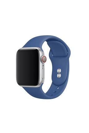 Apple Watch 2 3 4 5 6 Uyumlu Se 38 Mm 40 Mm Spor Sililkon Kordon M/l Beden HappyCasekordon38mm/M-L