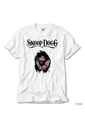 Snoop Dogg Cool Beyaz Büyük Beden Tişört ZT2269