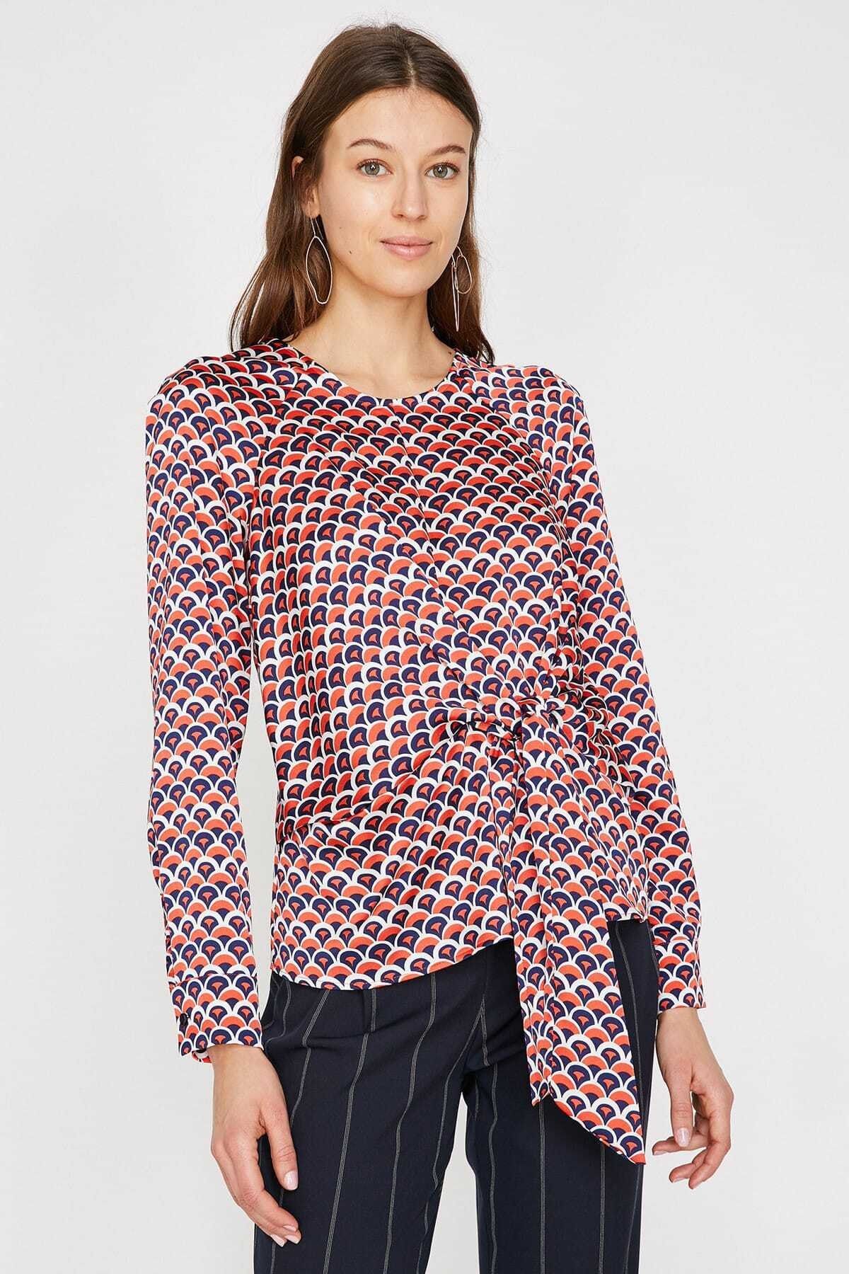 Koton Bluse Rot Regular Fit Fast ausverkauft