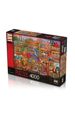 4000 Parça Puzzle - Arabian Street - Ciro Marchetti - 23501