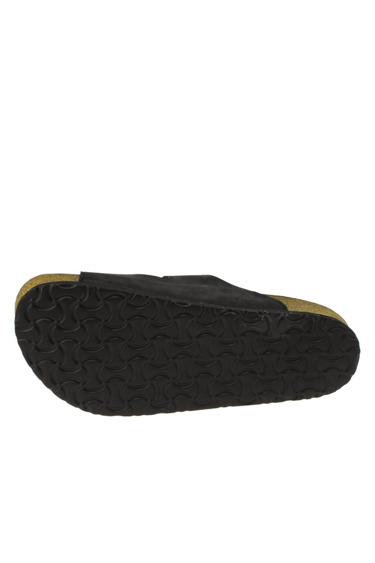 Twigy-K0538 Leo Double Band Black Men's Slippers 5