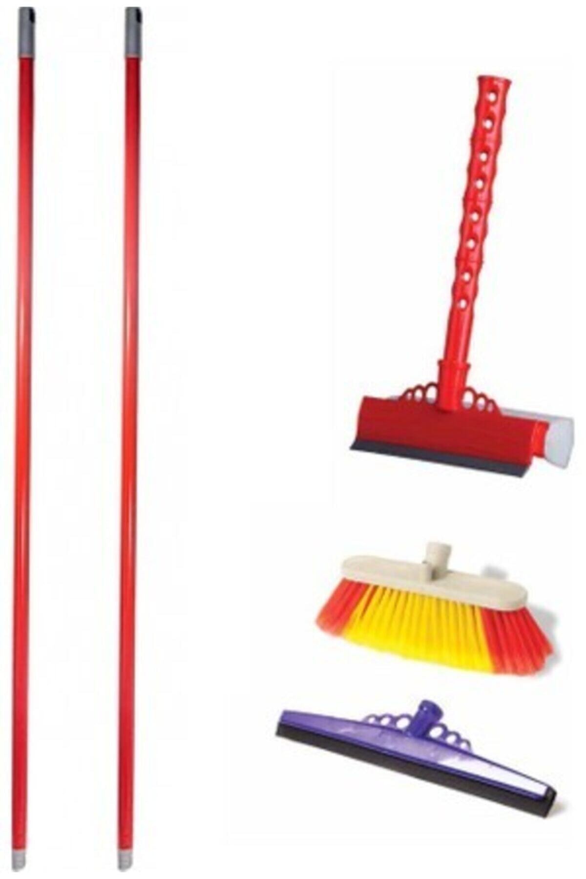 ikatem Lux Auto Brush Yersil Checker Mop Sponge Glass Cleaner Set