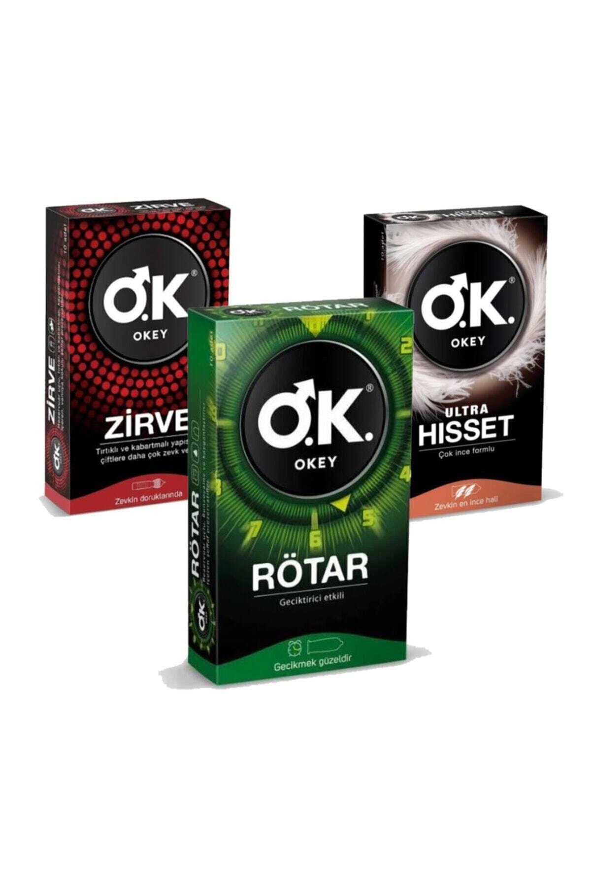 Bay Temur Tic. Okey Prezervatif 3'lü Set