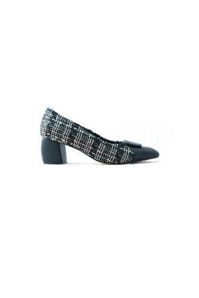 Kadın Siyah Cilt Garni Ayakkabı Kuum K4559