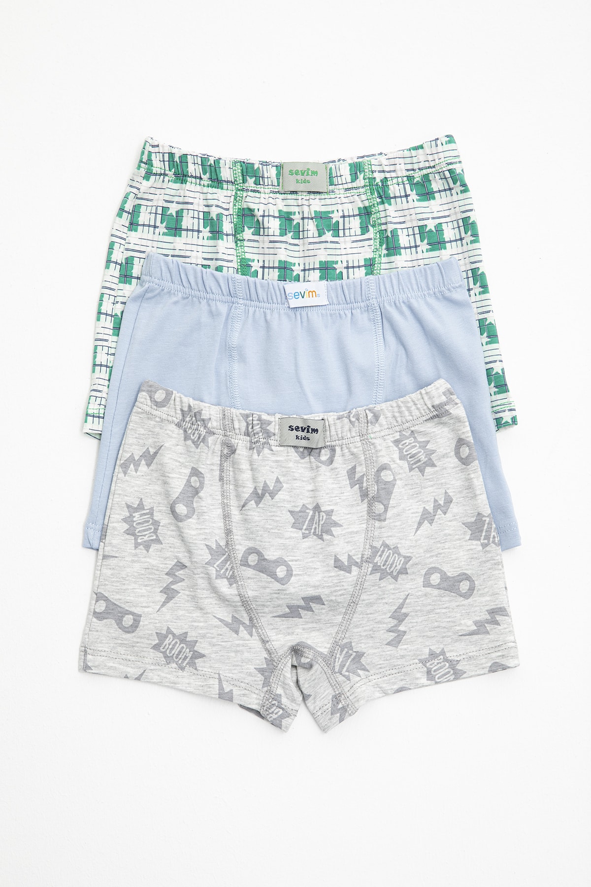 Boys Assortment 3-Piece Boxer 7033